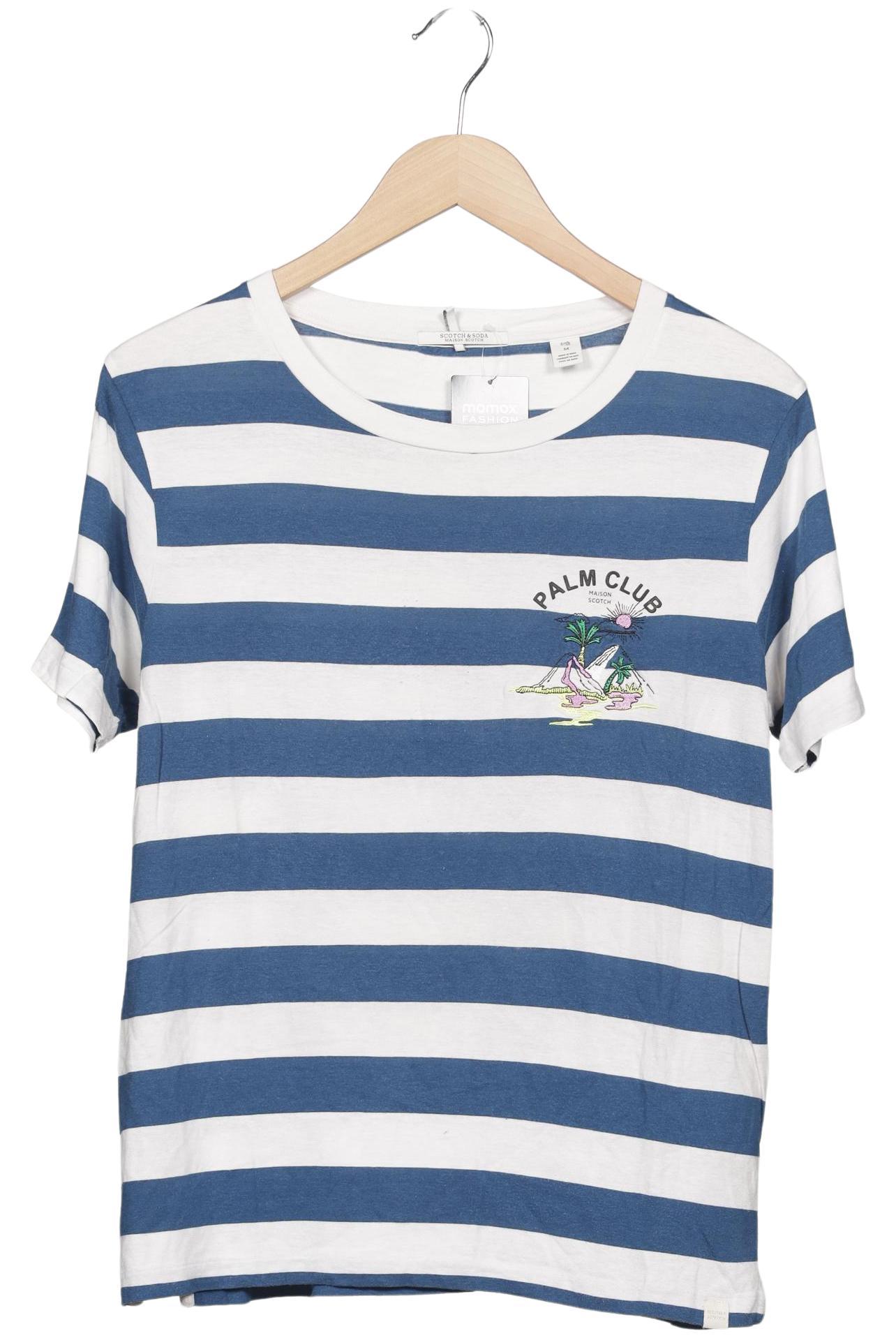 

Maison Scotch Damen T-Shirt, mehrfarbig, Gr. 38