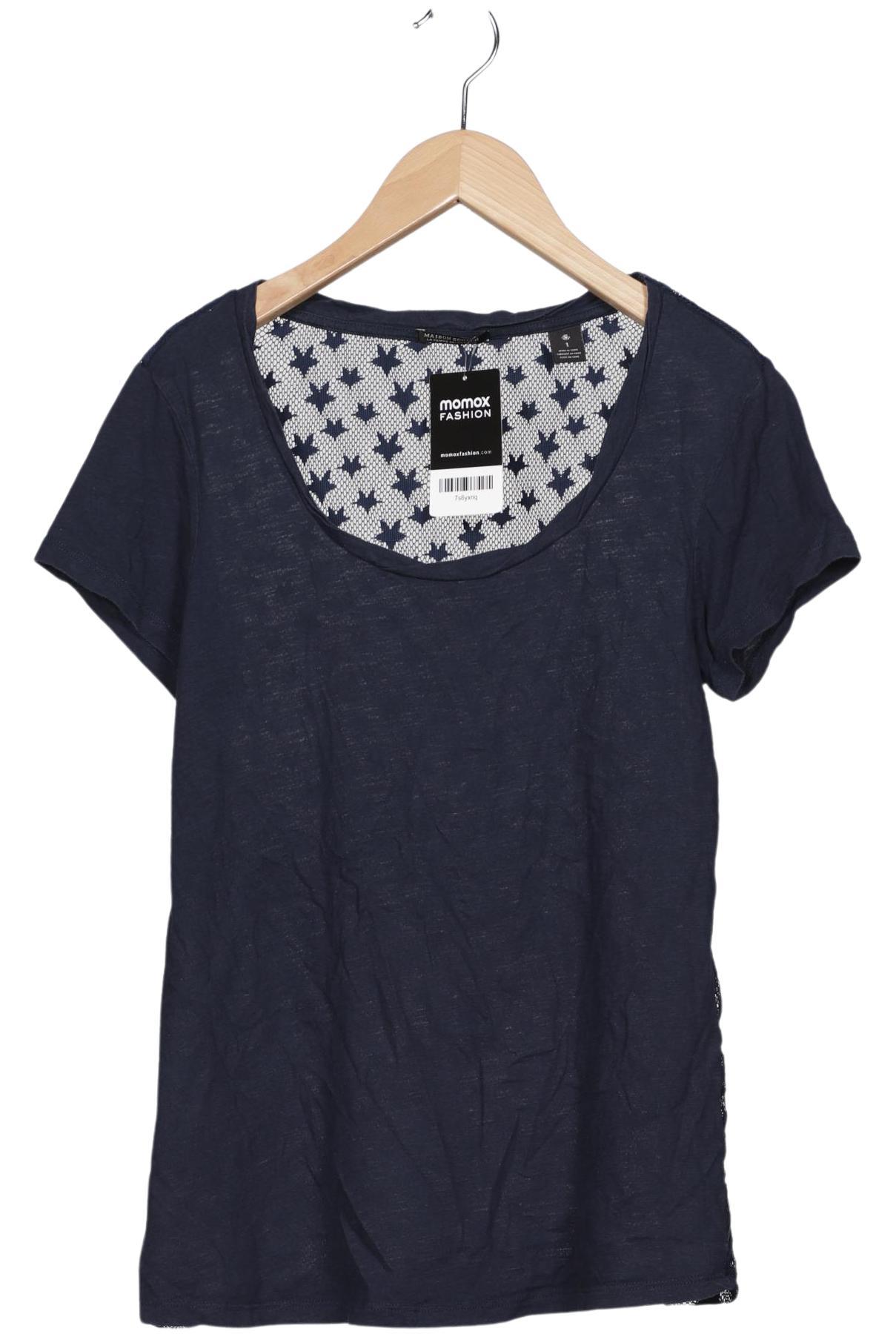 

Maison Scotch Damen T-Shirt, marineblau, Gr. 36
