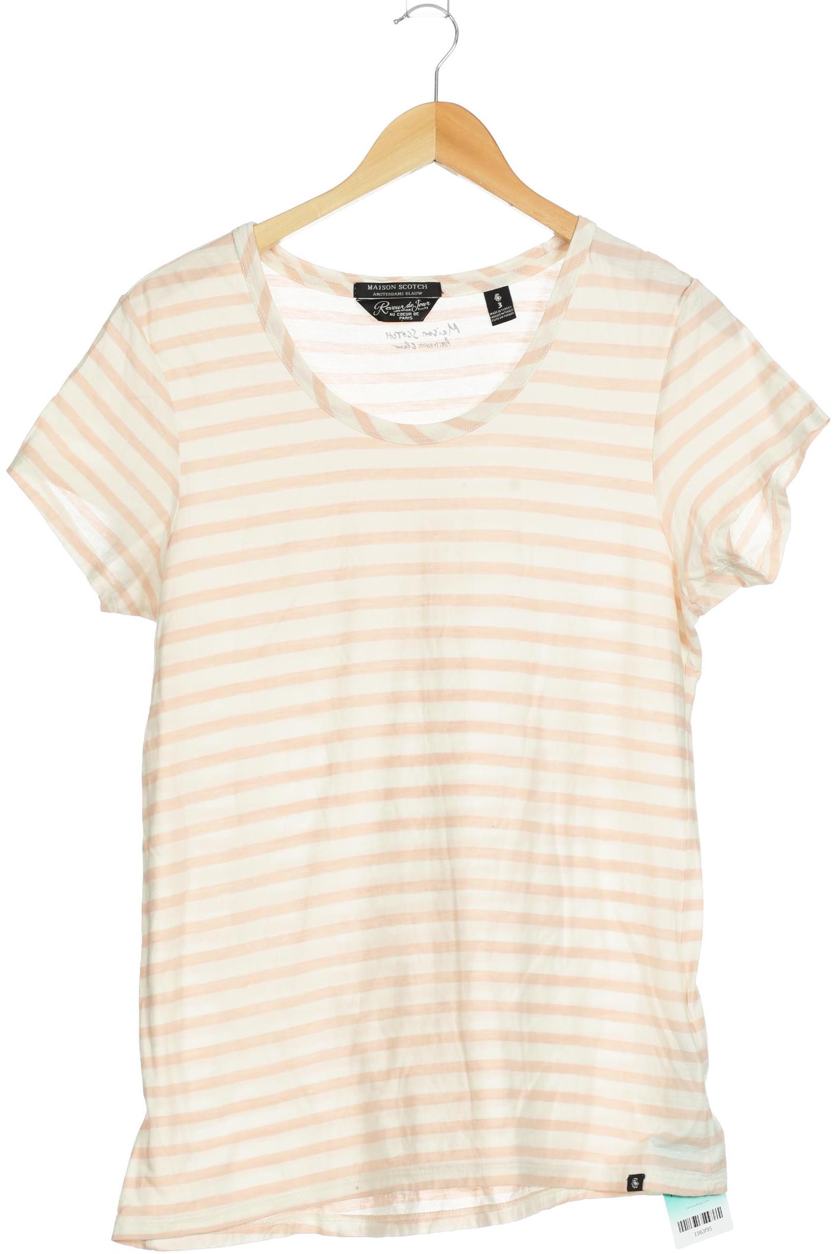 

Maison Scotch Damen T-Shirt, beige, Gr. 40