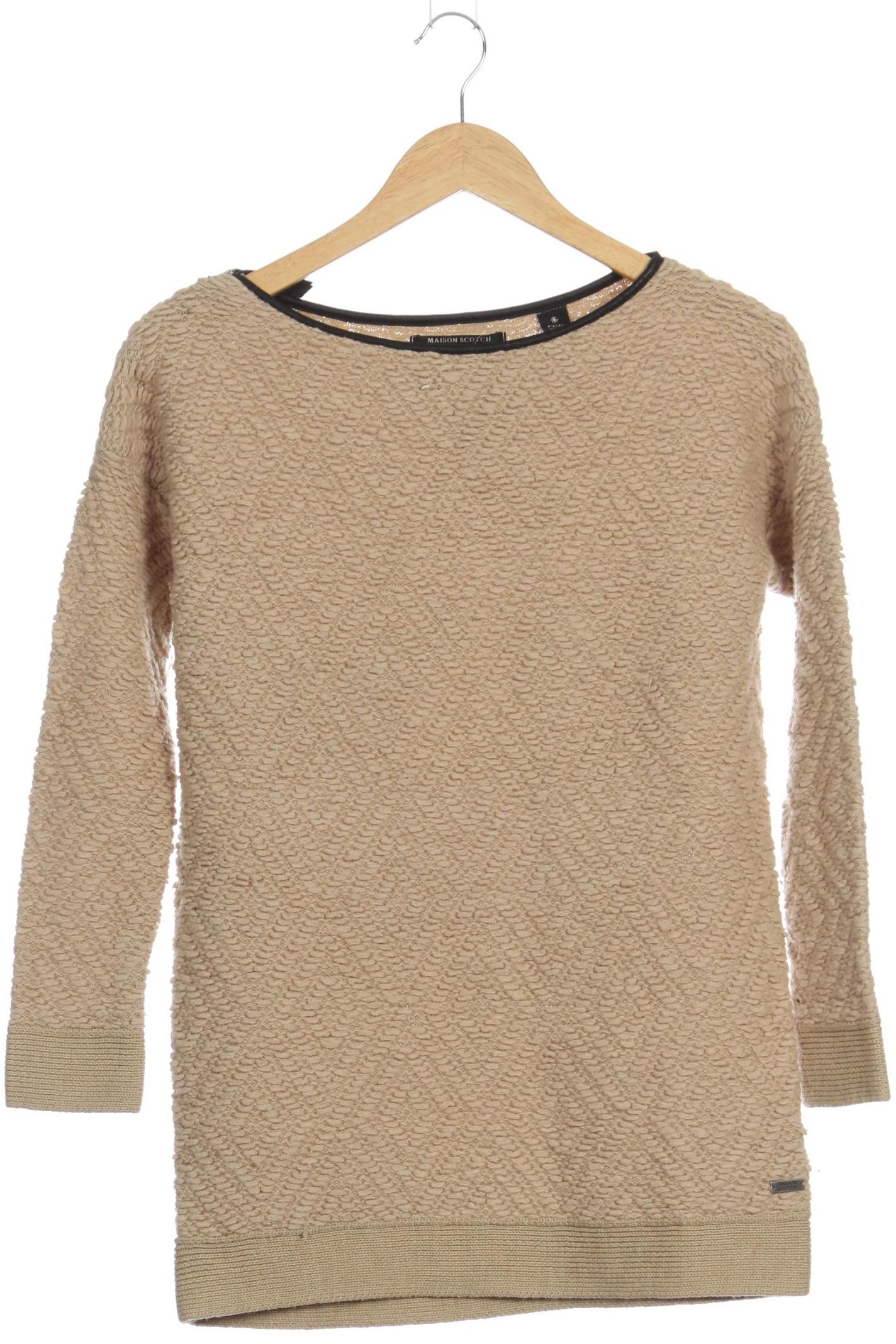 

Maison Scotch Damen Pullover, beige, Gr. 42