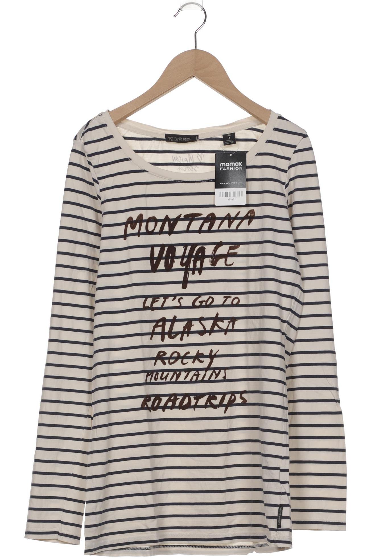 

Maison Scotch Damen Langarmshirt, marineblau, Gr. 40