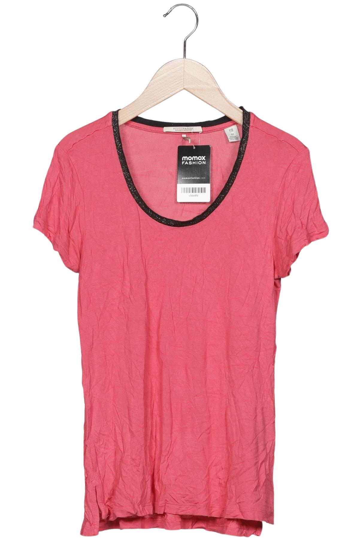 

Maison Scotch Damen T-Shirt, pink, Gr. 34