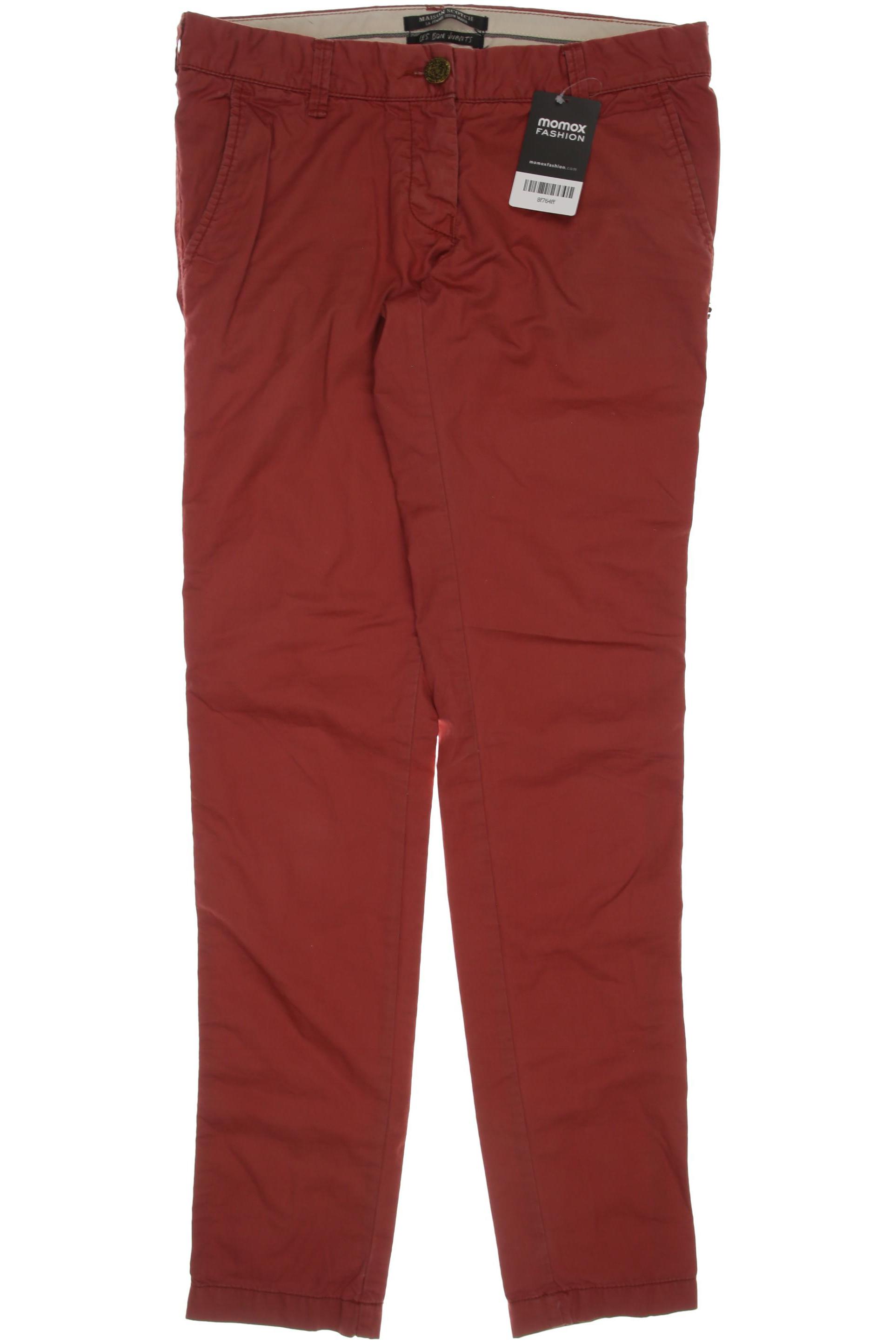 

Maison Scotch Damen Stoffhose, rot, Gr. 26