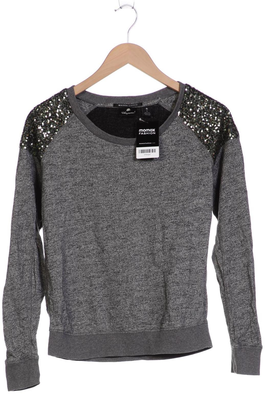 

Maison Scotch Damen Sweatshirt, grau, Gr. 36