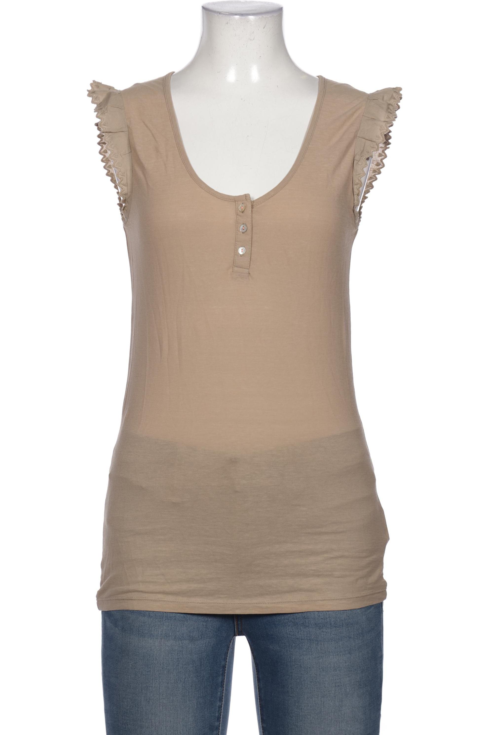 

Maison Scotch Damen T-Shirt, beige, Gr. 34