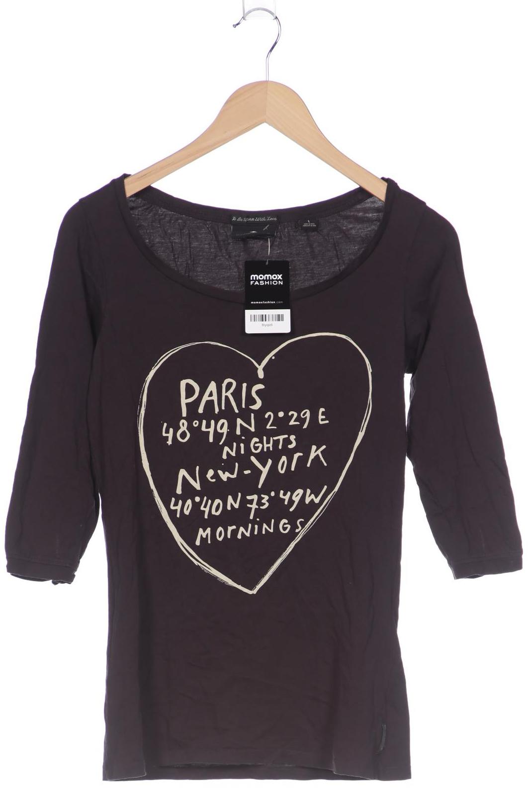 

Maison Scotch Damen Langarmshirt, marineblau