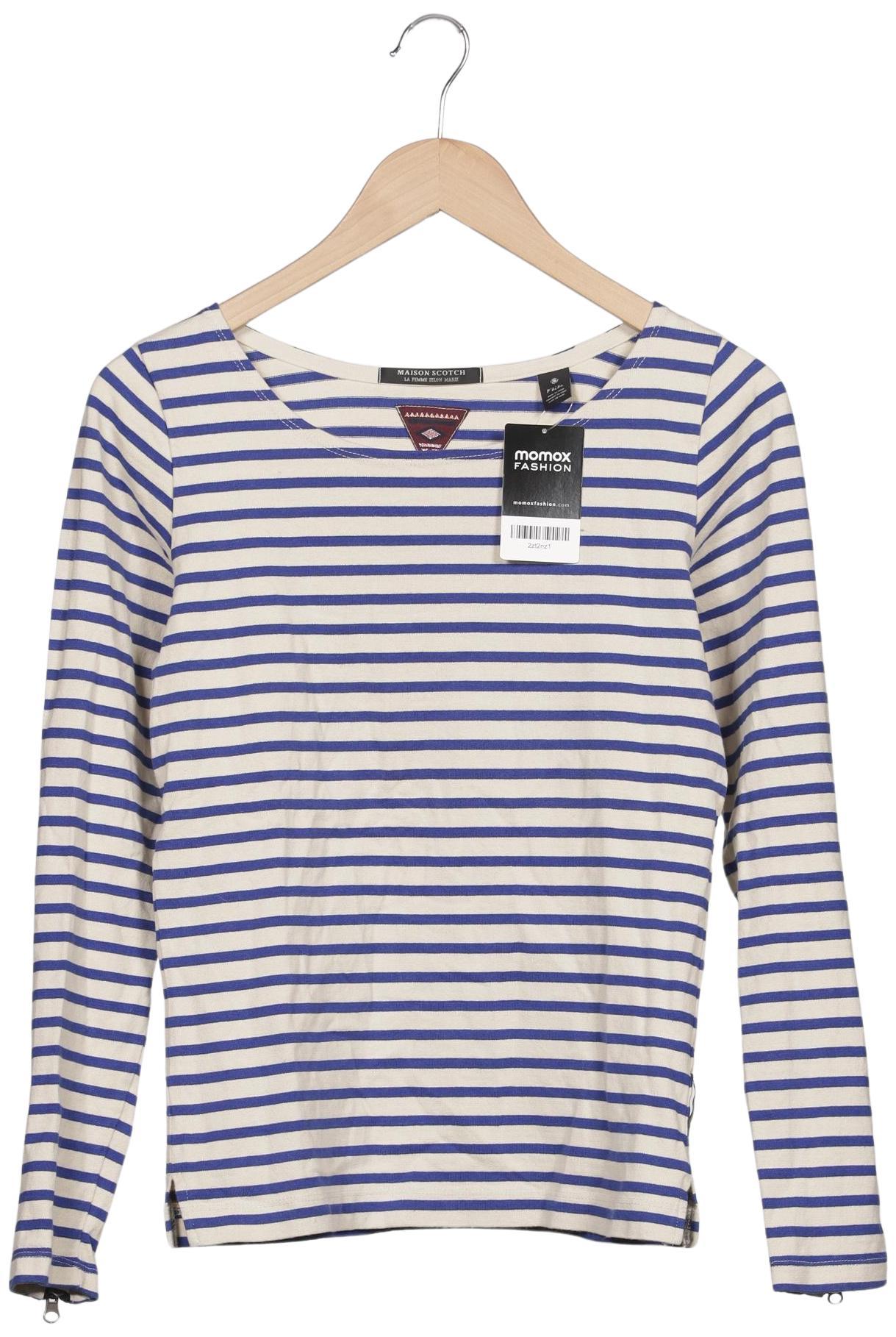 

Maison Scotch Damen Langarmshirt, mehrfarbig, Gr. 36