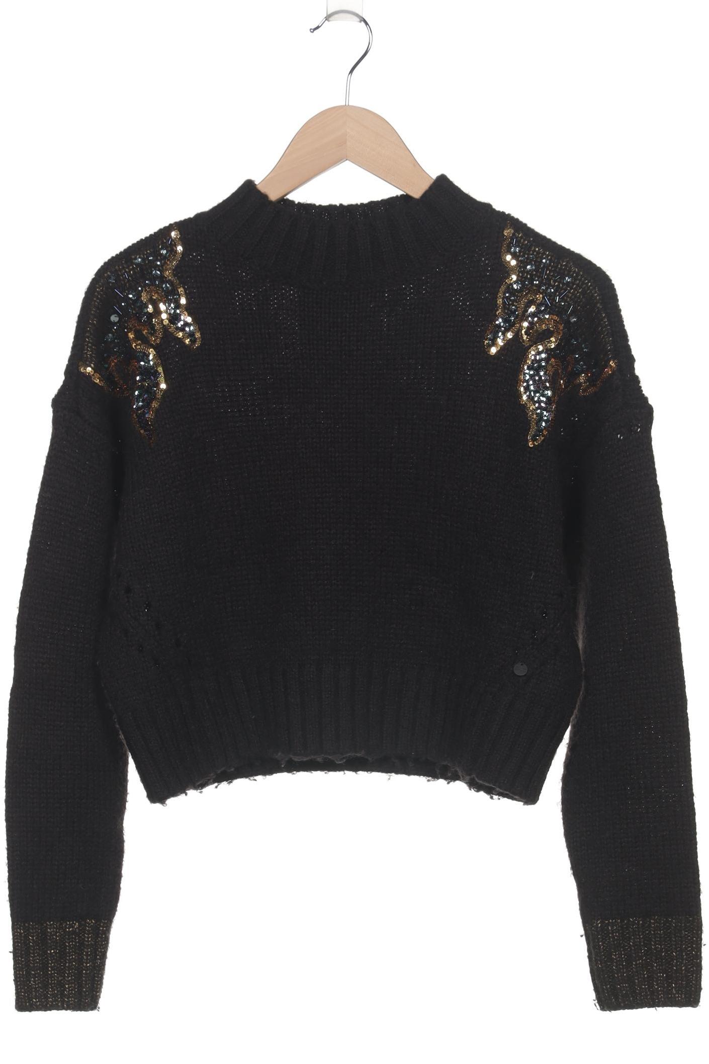 

Maison Scotch Damen Pullover, schwarz, Gr. 34