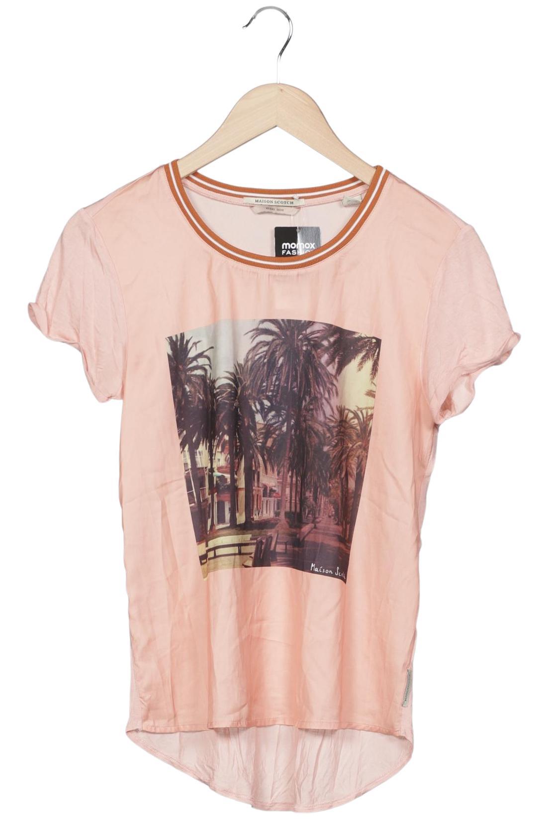 

Maison Scotch Damen T-Shirt, pink, Gr. 38
