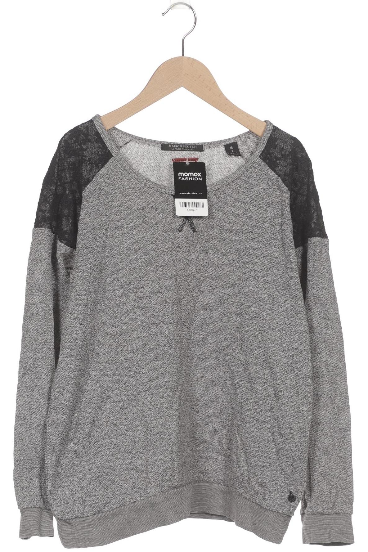 

Maison Scotch Damen Sweatshirt, grau, Gr. 38