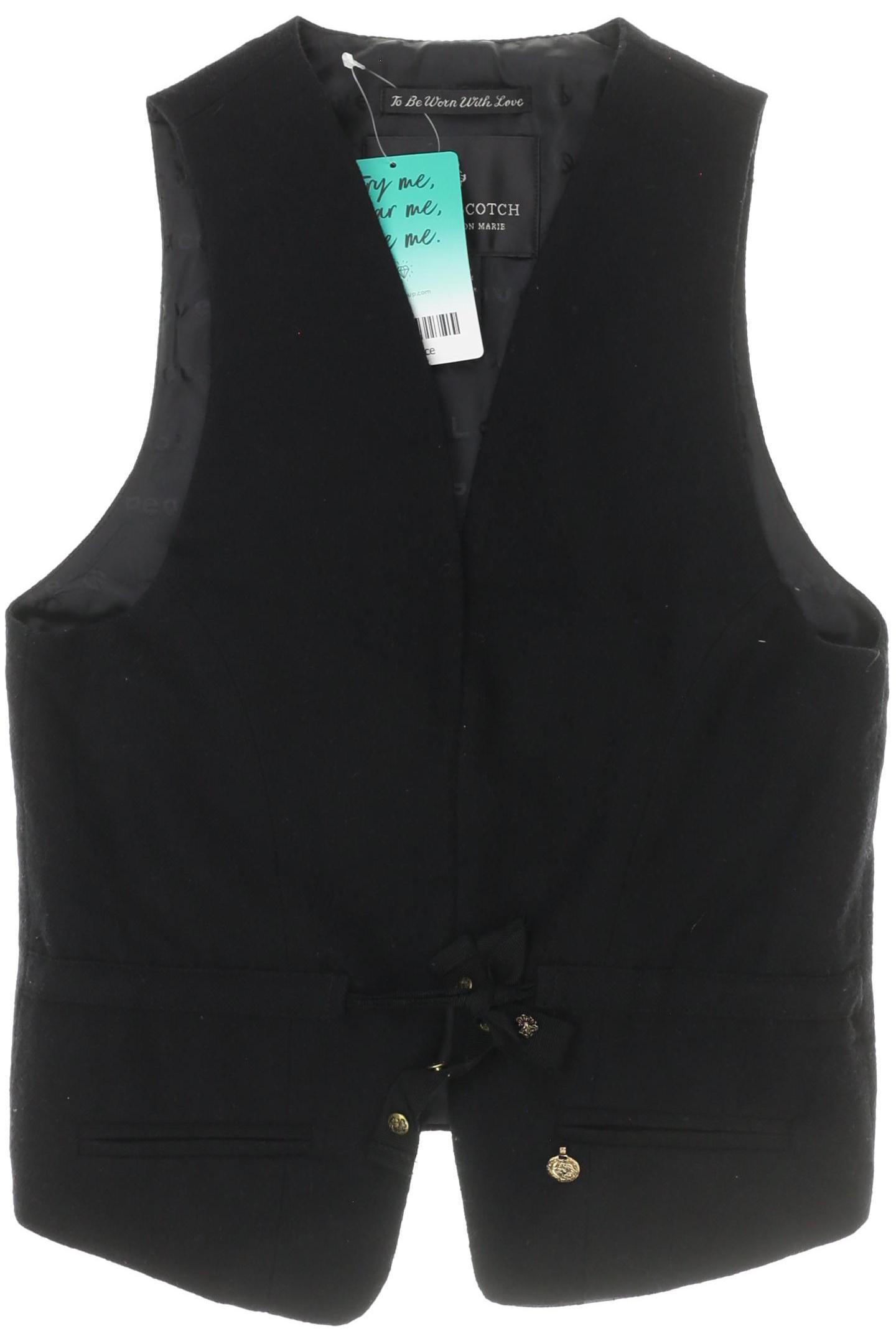 

Maison Scotch Damen Weste, schwarz, Gr. 36