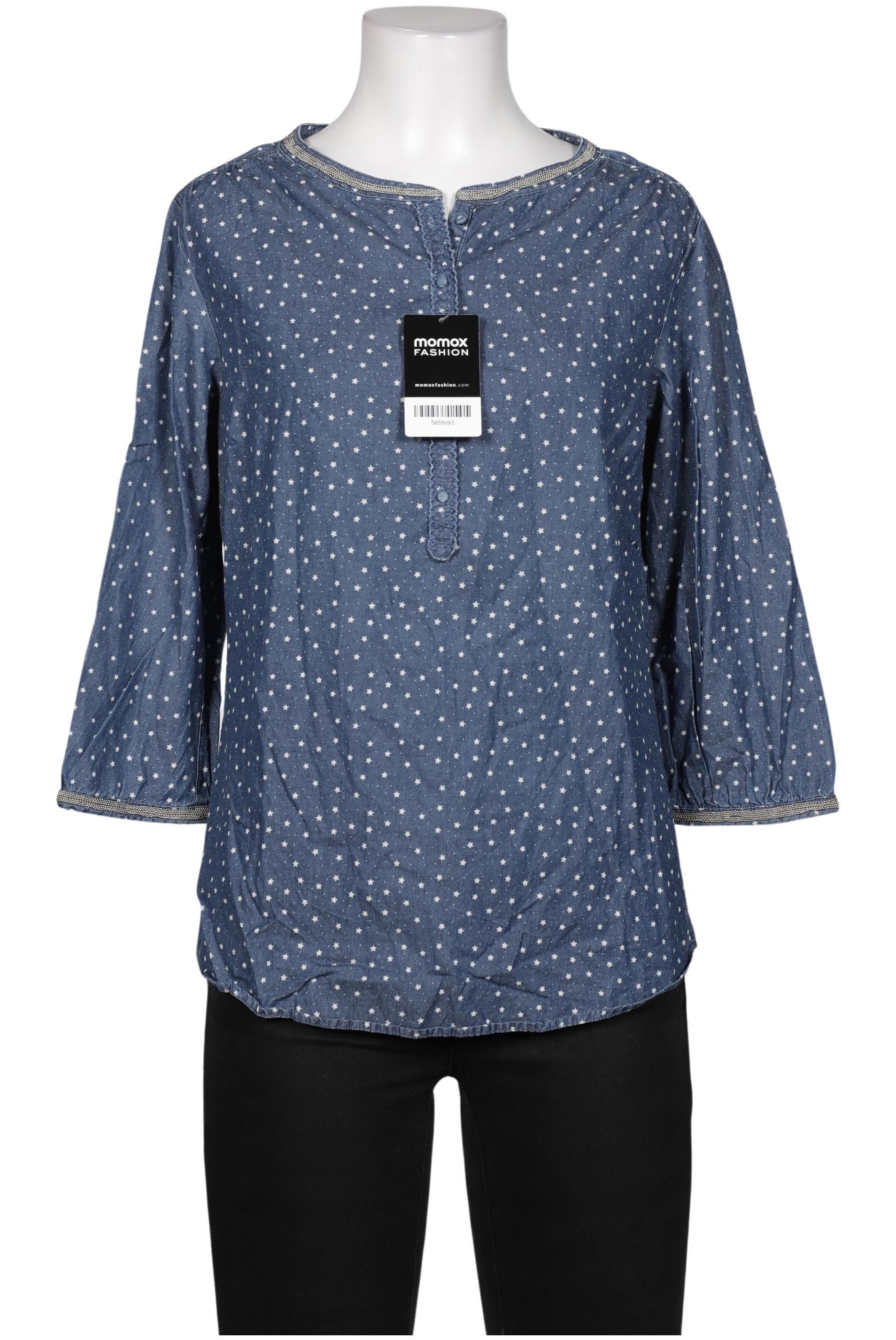 

Maison Scotch Damen Bluse, blau, Gr. 38