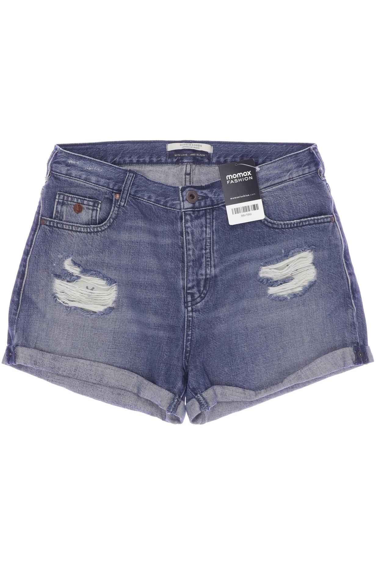 

Maison Scotch Damen Shorts, blau, Gr. 28