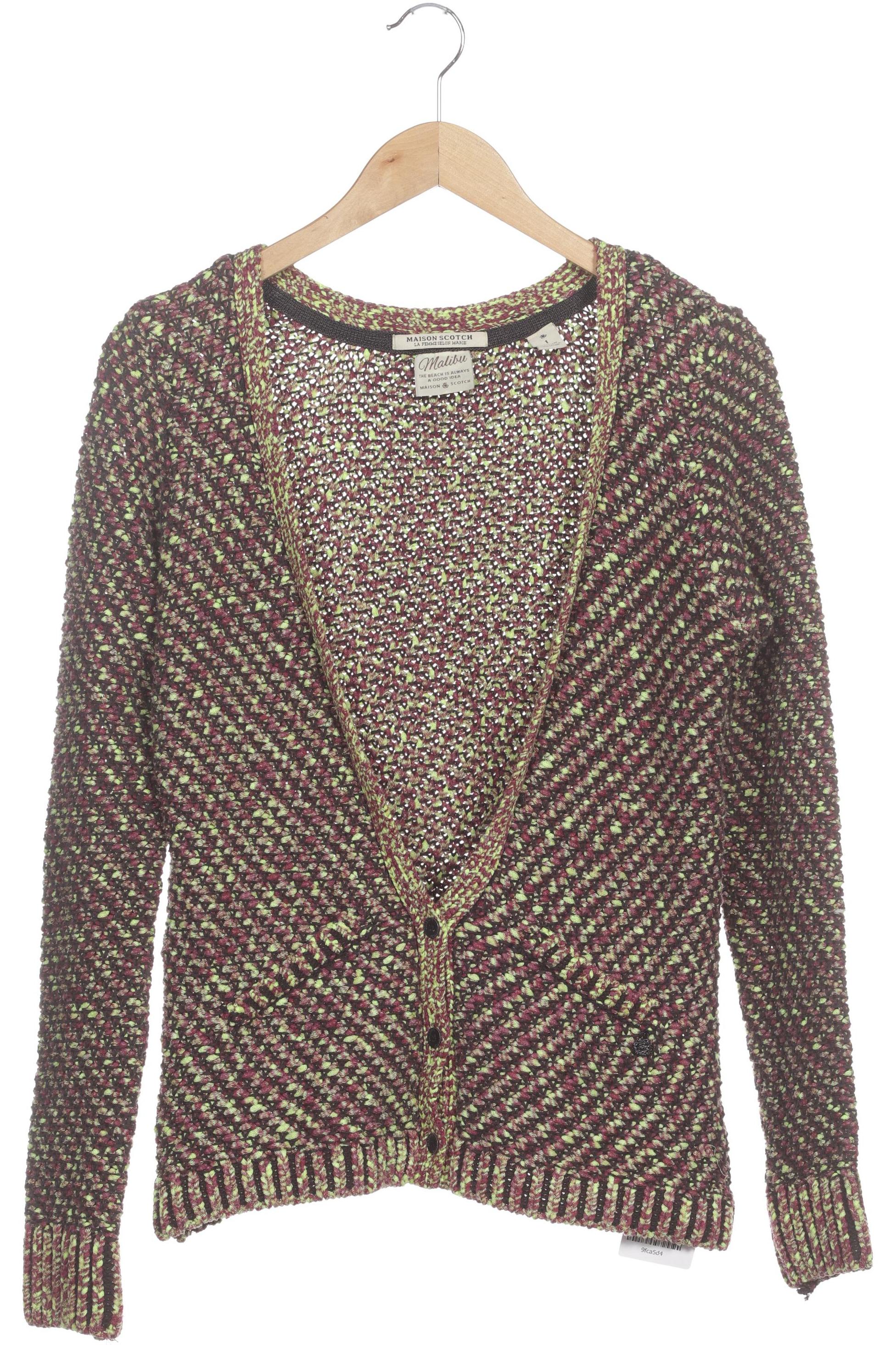 

Maison Scotch Damen Strickjacke, grün, Gr. 36