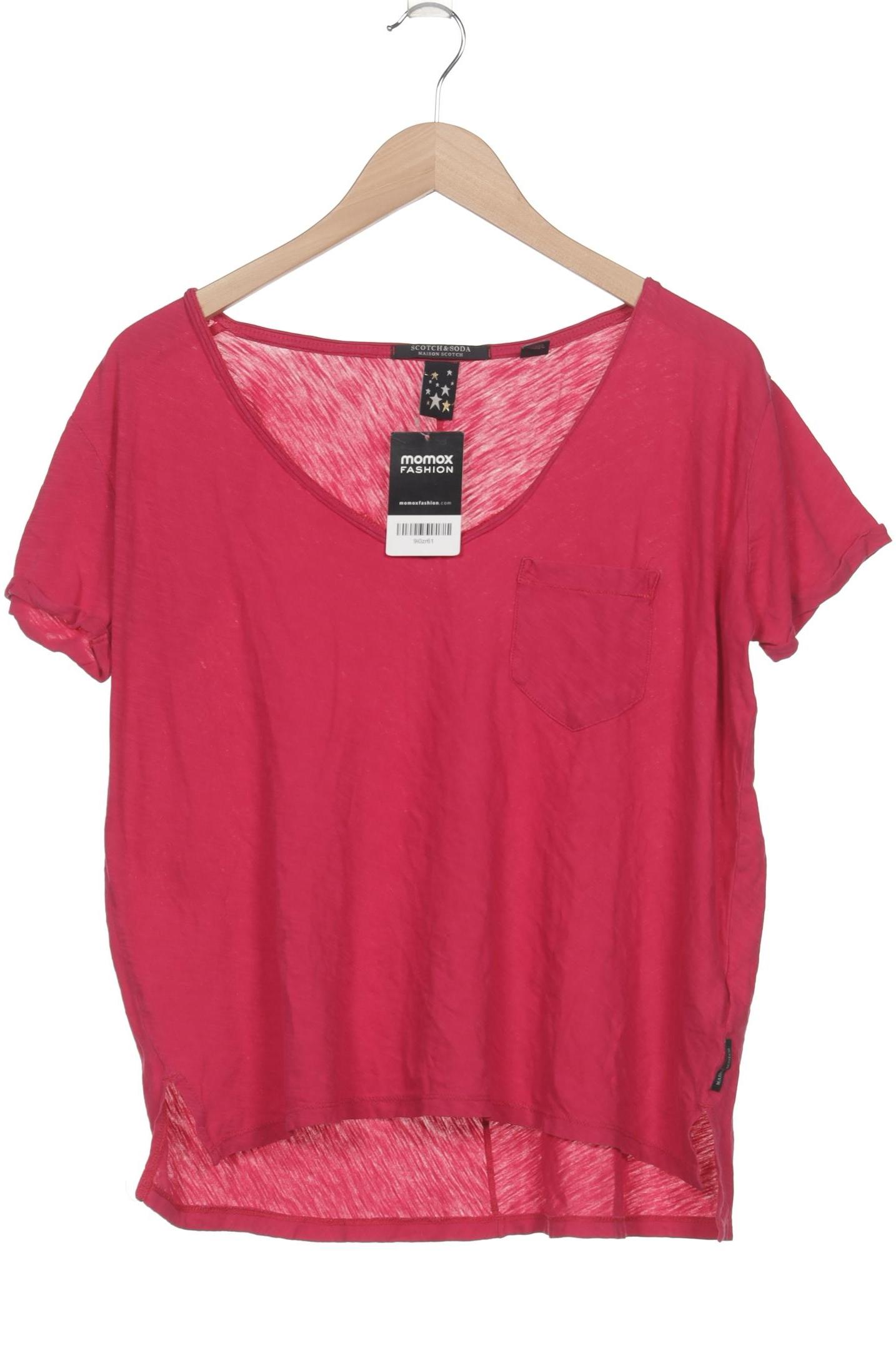 

Maison Scotch Damen T-Shirt, pink, Gr. 34