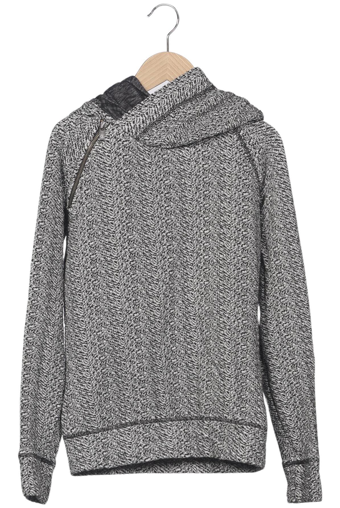 

Maison Scotch Damen Kapuzenpullover, grau, Gr. 34