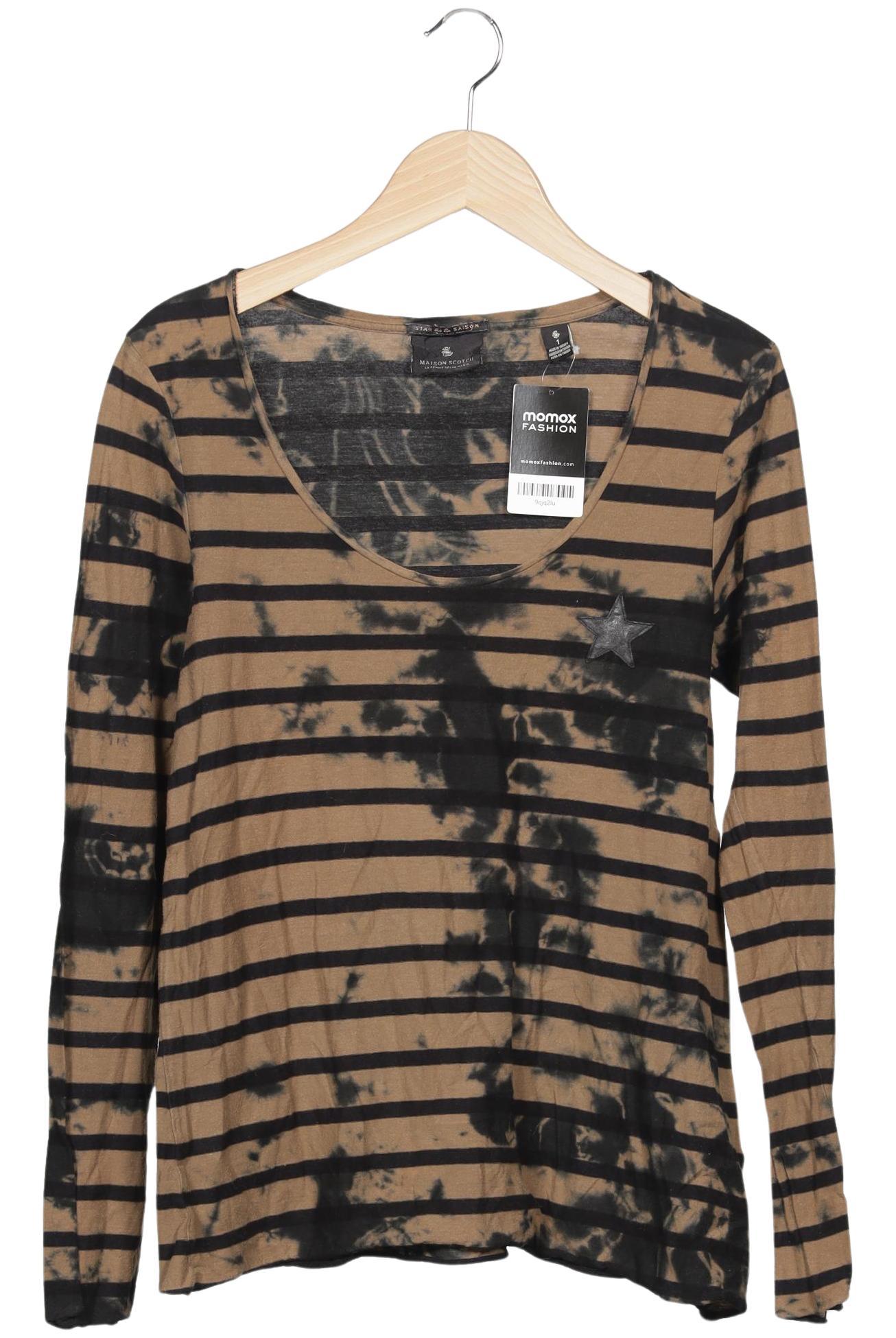 

Maison Scotch Damen Langarmshirt, mehrfarbig, Gr. 36