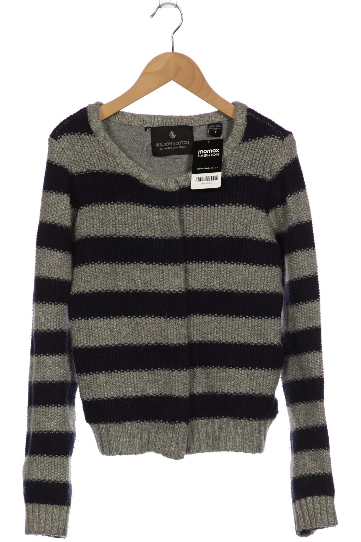 

Maison Scotch Damen Strickjacke, grau, Gr. 38