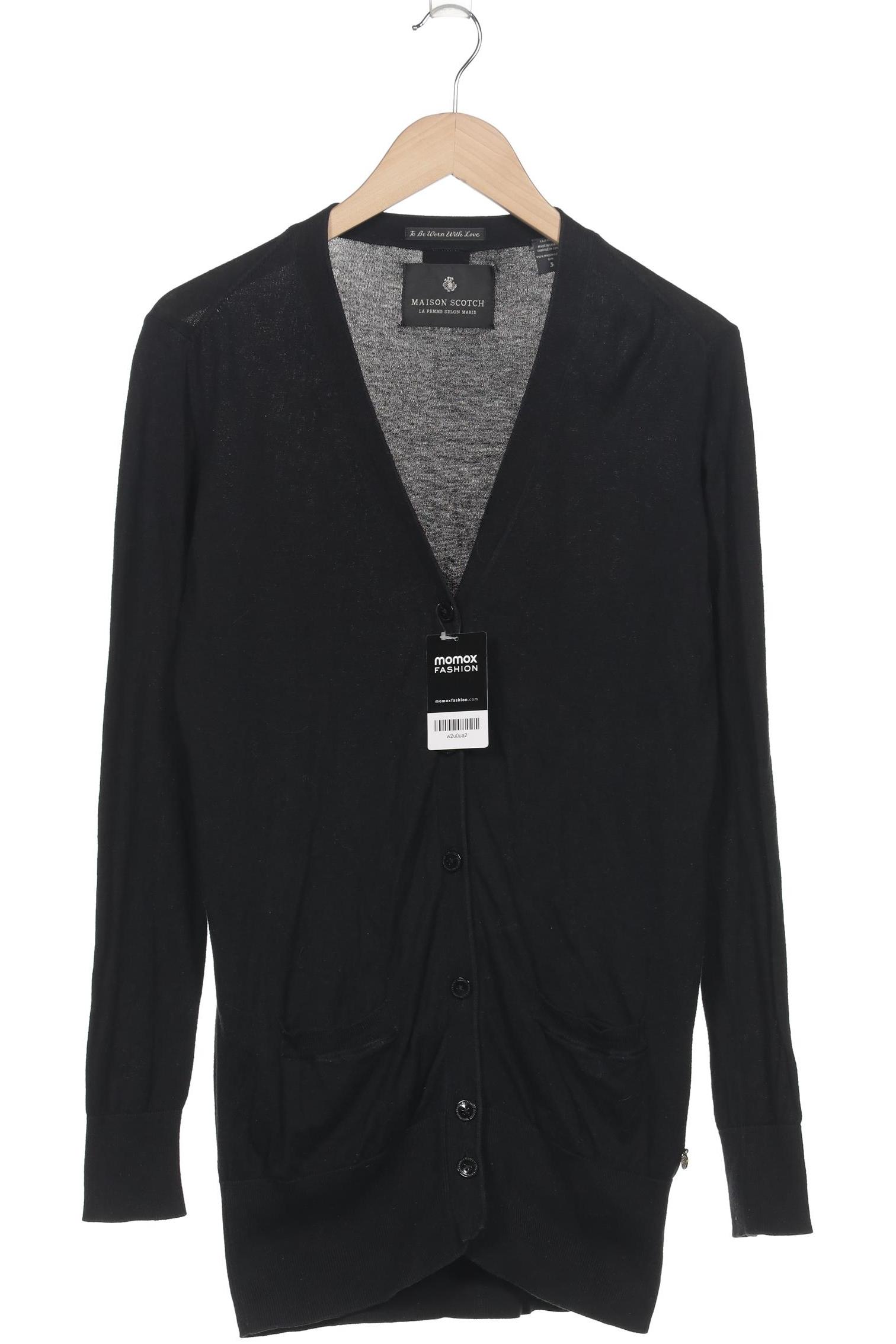 

Maison Scotch Damen Strickjacke, schwarz, Gr. 40