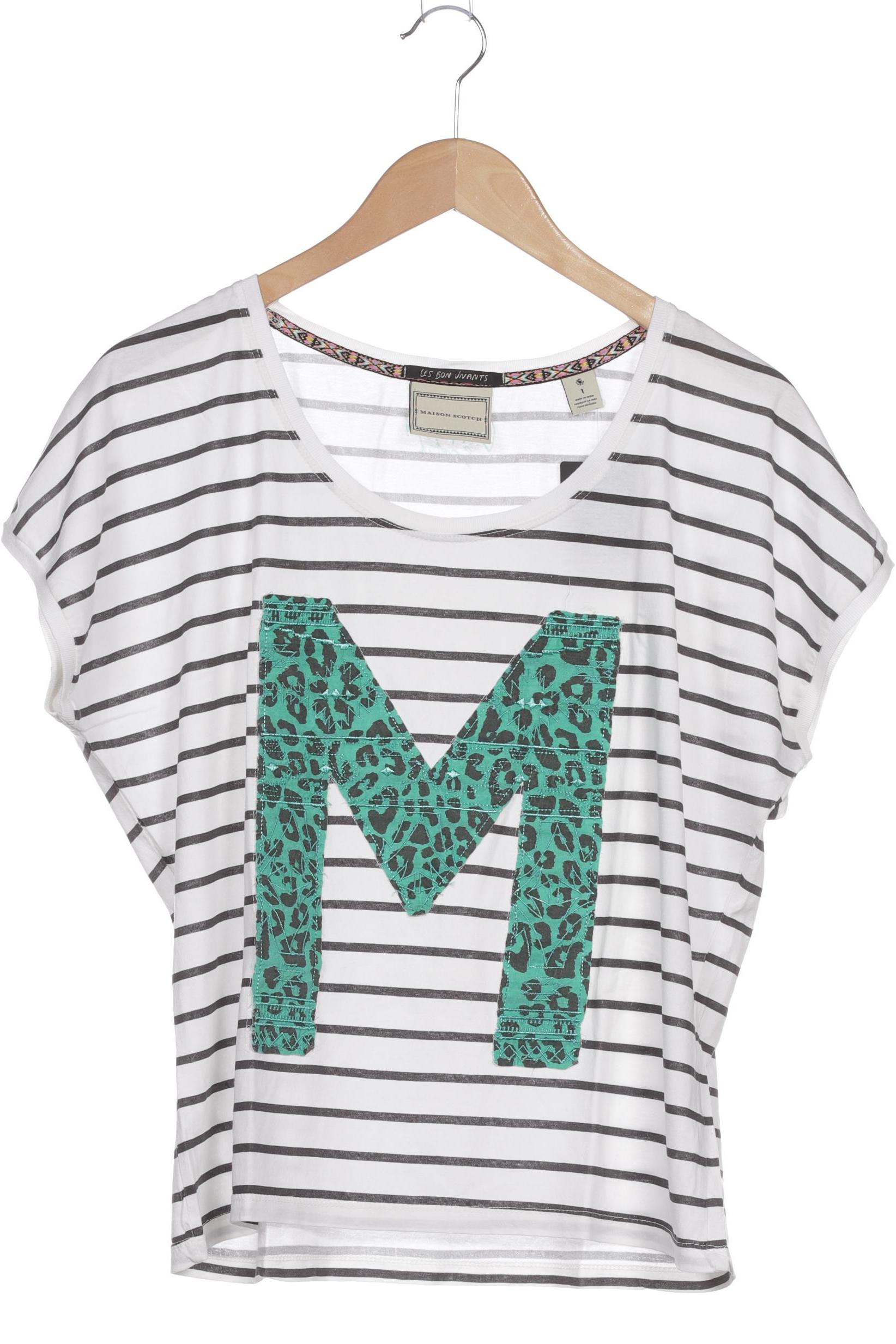 

Maison Scotch Damen T-Shirt, weiß, Gr.