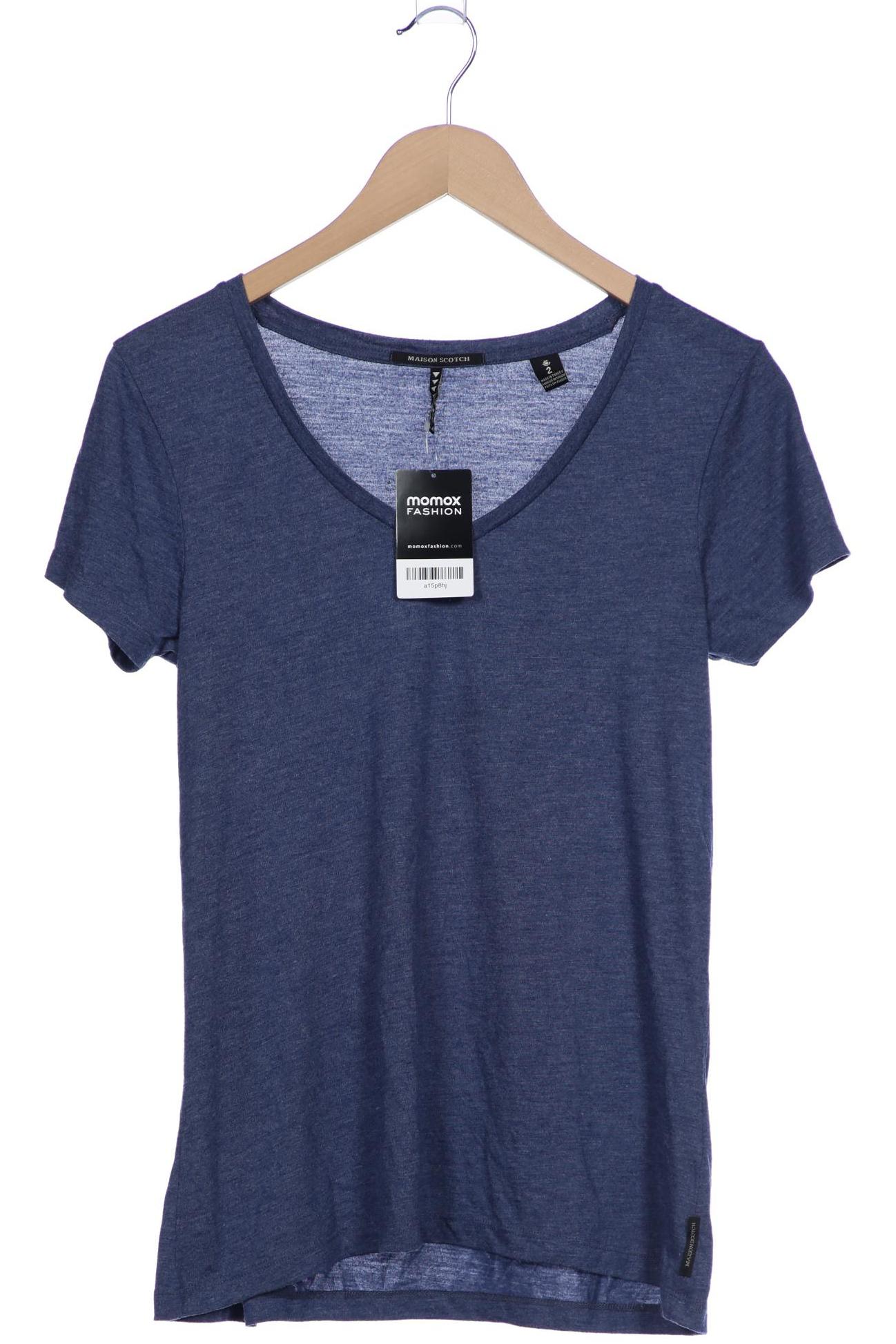 

Maison Scotch Damen T-Shirt, marineblau, Gr. 38