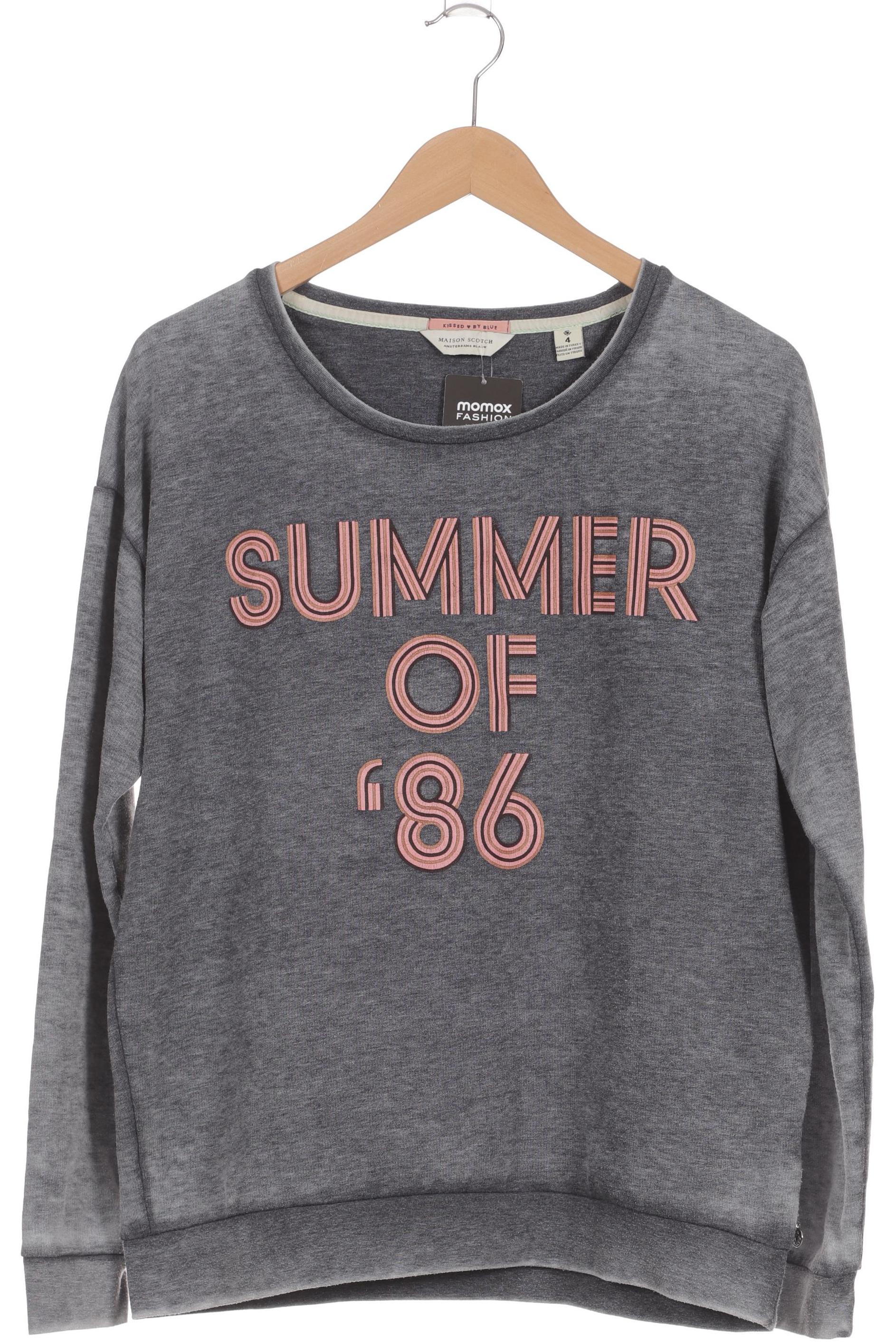 

Maison Scotch Damen Sweatshirt, grau, Gr. 42