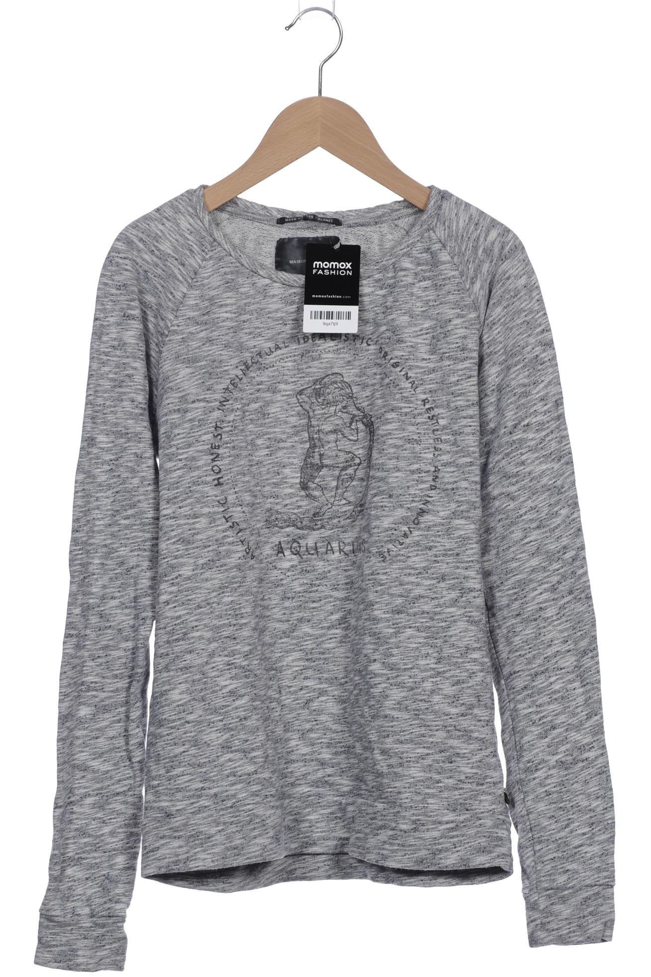 

Maison Scotch Damen Sweatshirt, grau, Gr. 36