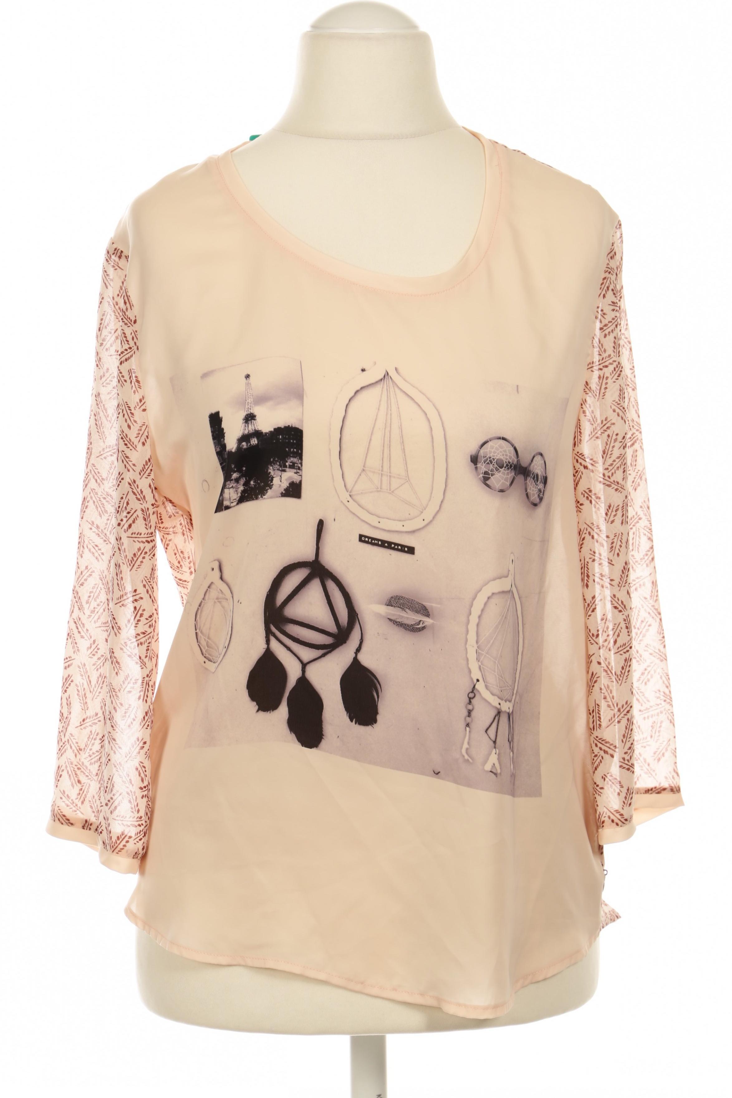 

Maison Scotch Damen Bluse, beige, Gr. 38