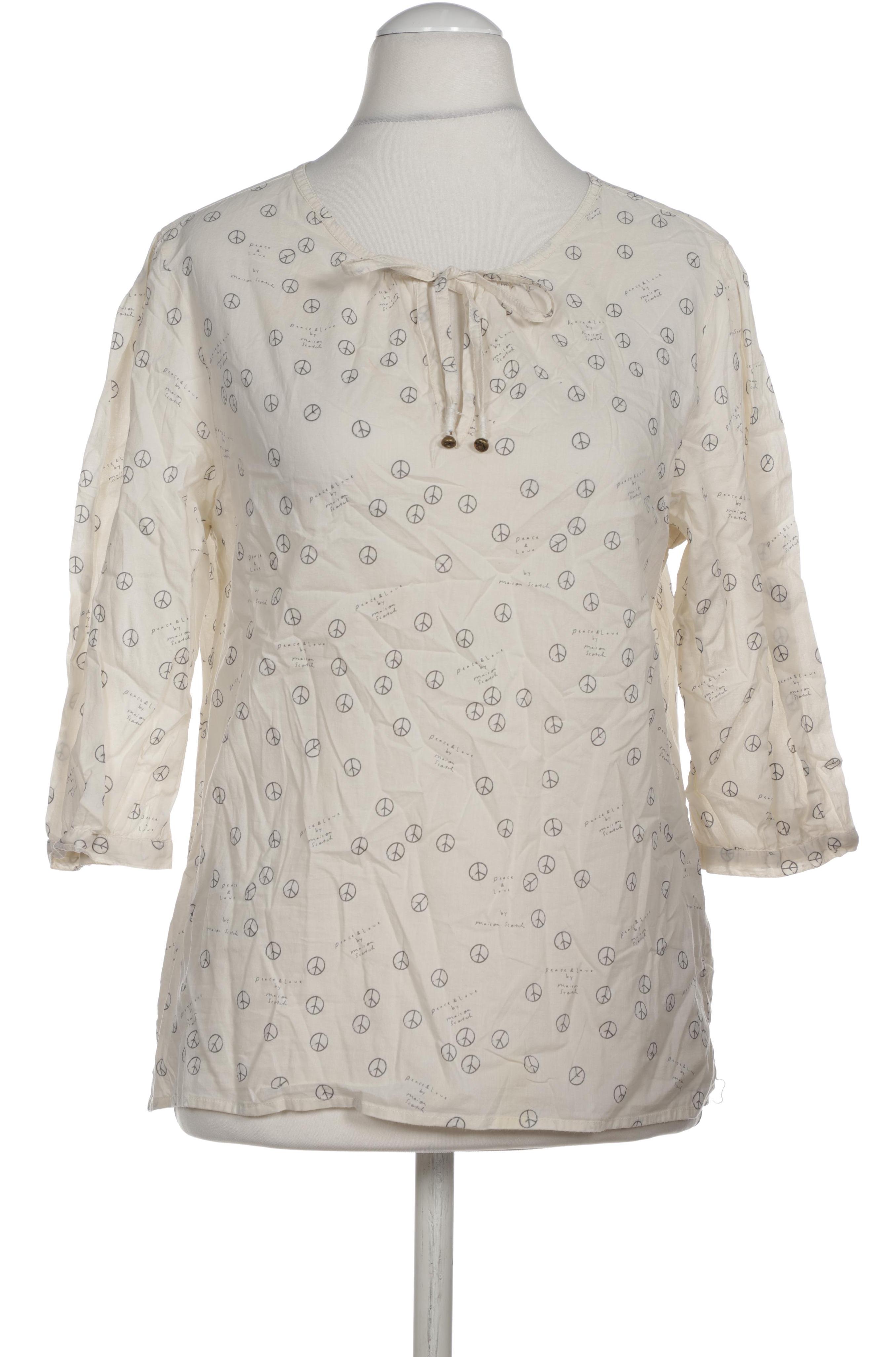 

Maison Scotch Damen Bluse, beige, Gr. 38