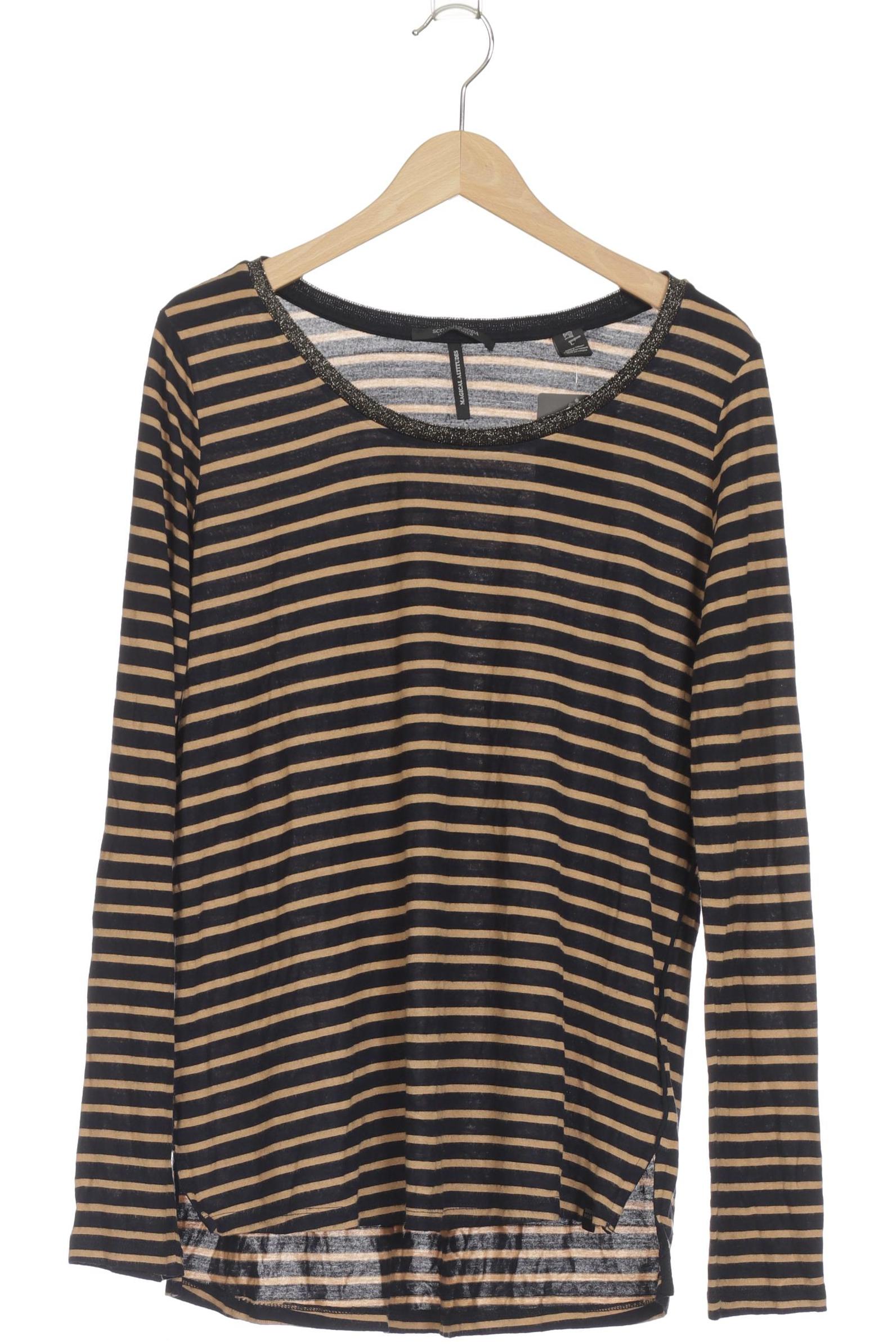 

Maison Scotch Damen Langarmshirt, braun, Gr. 42