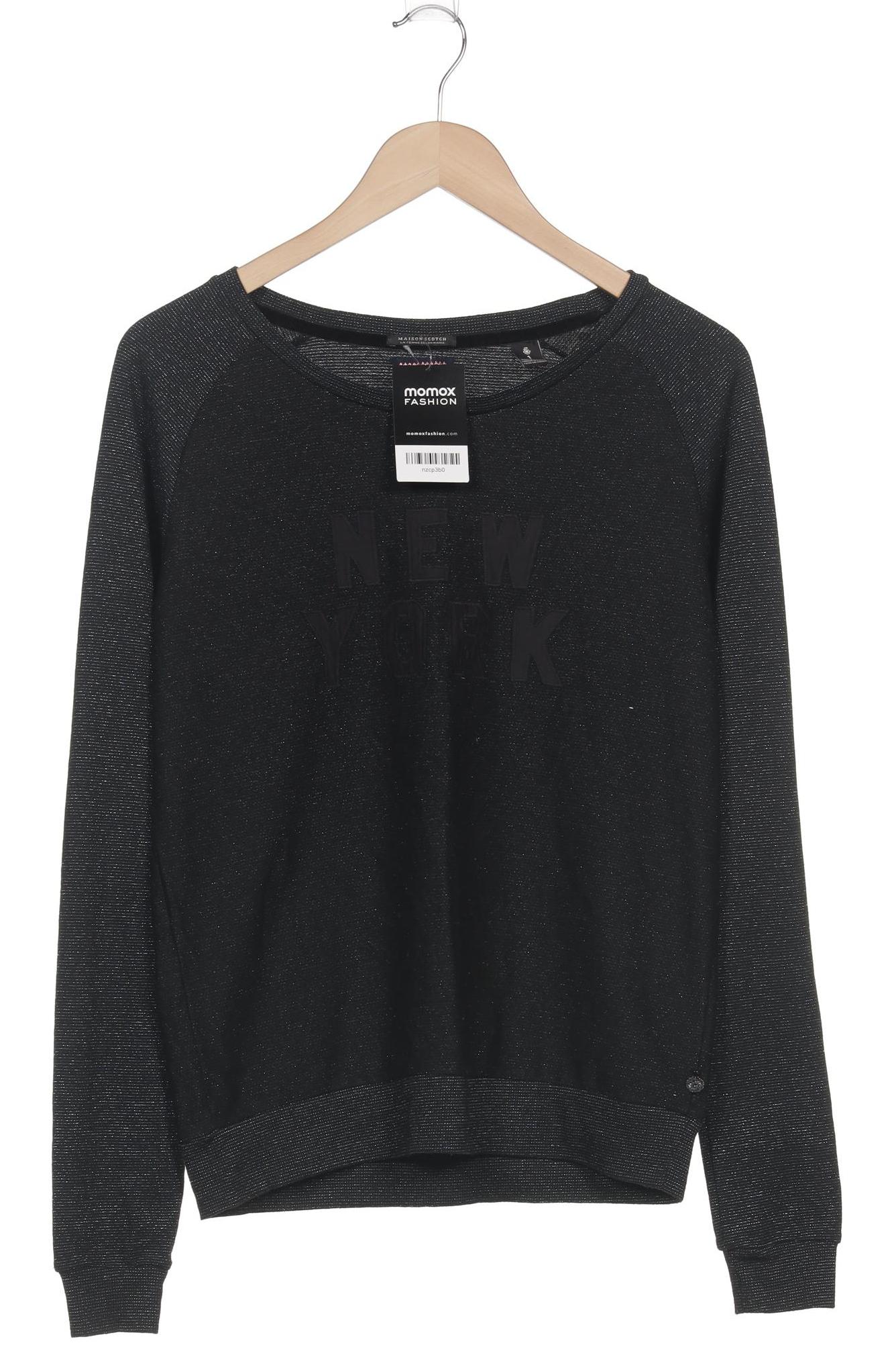 

Maison Scotch Damen Langarmshirt, schwarz, Gr. 36