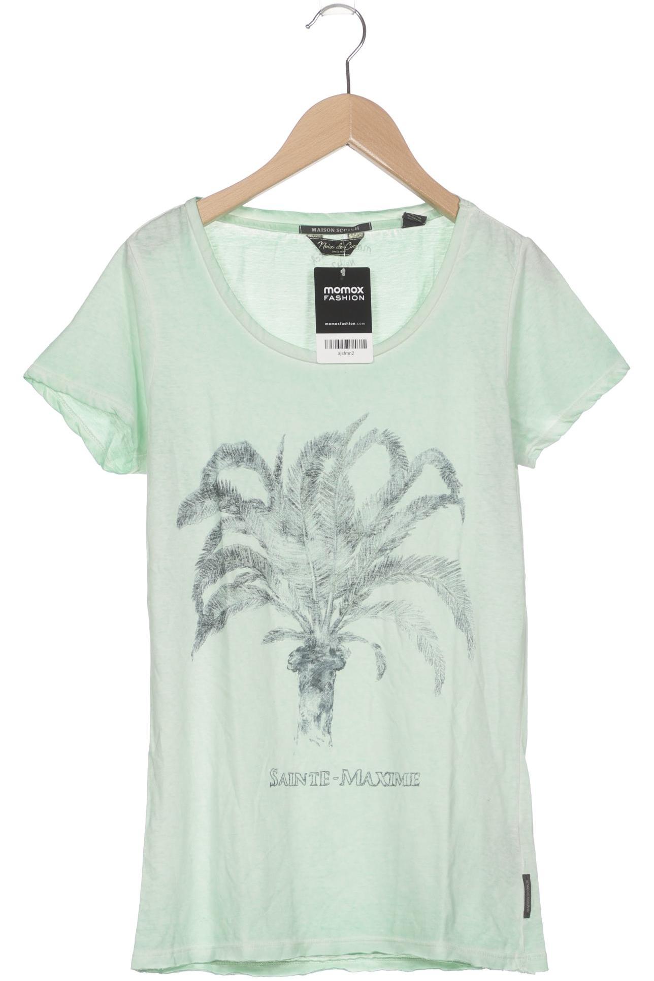 

Maison Scotch Damen T-Shirt, hellgrün, Gr. 36