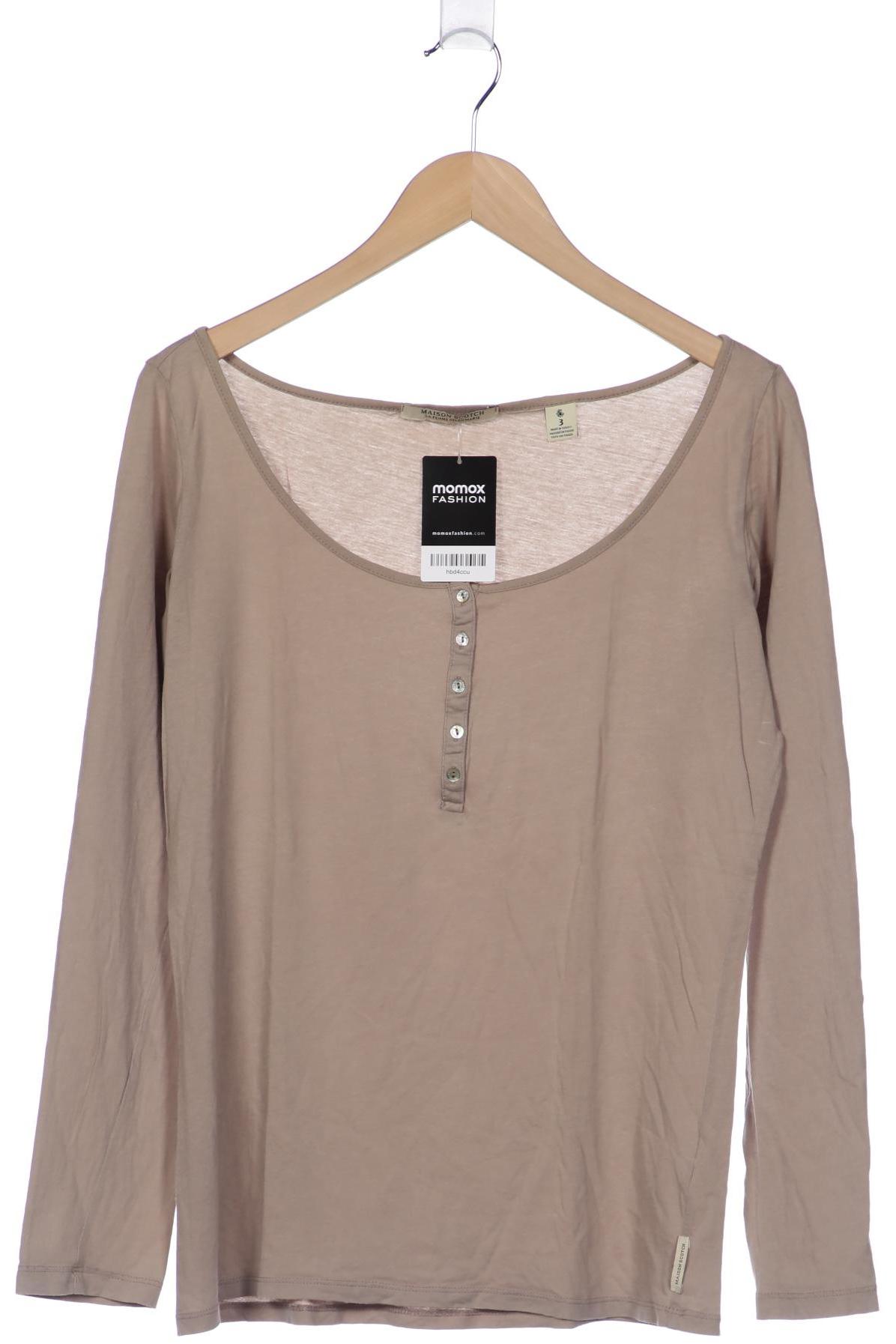 

Maison Scotch Damen Langarmshirt, beige