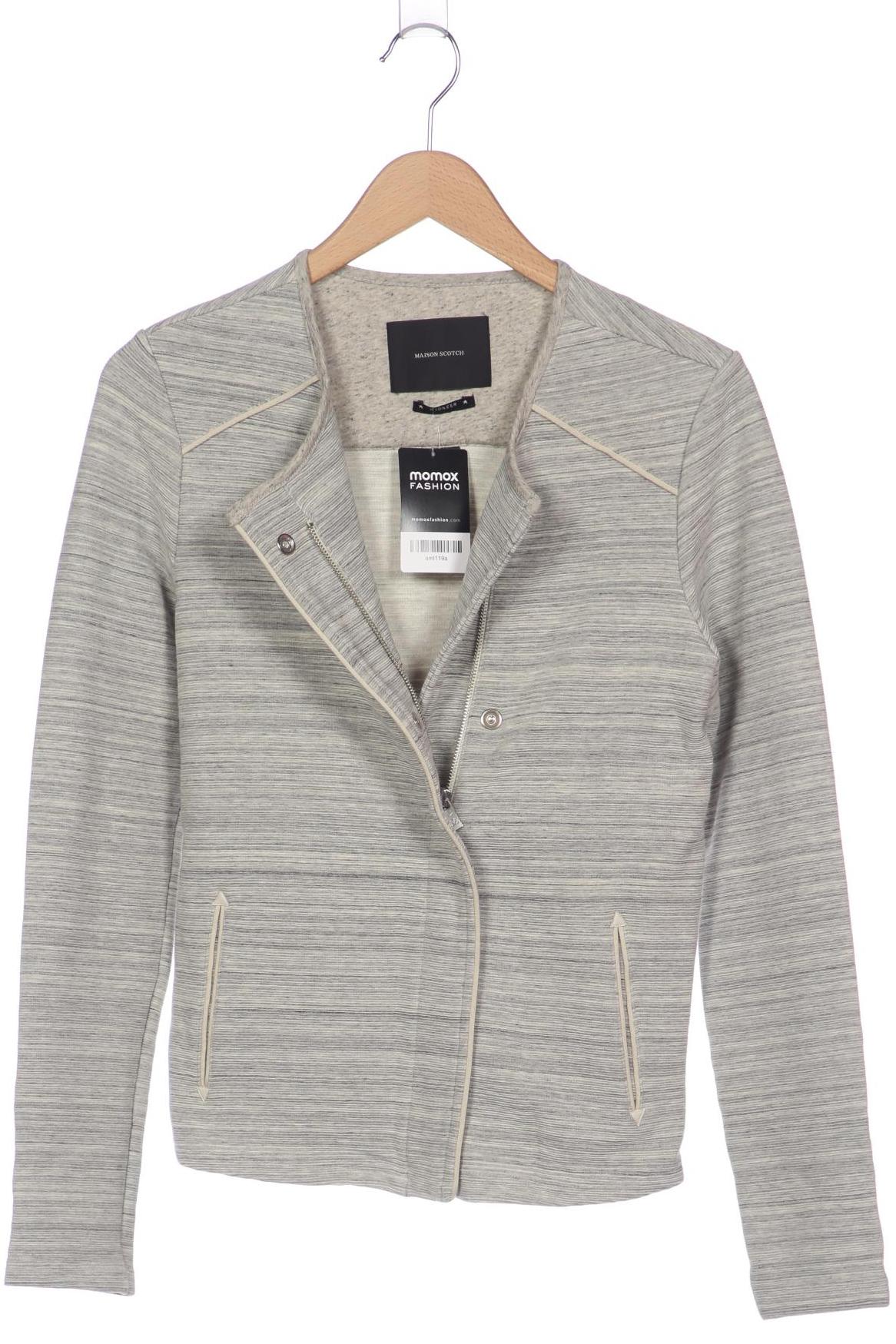 

Maison Scotch Damen Jacke, grau, Gr. 38