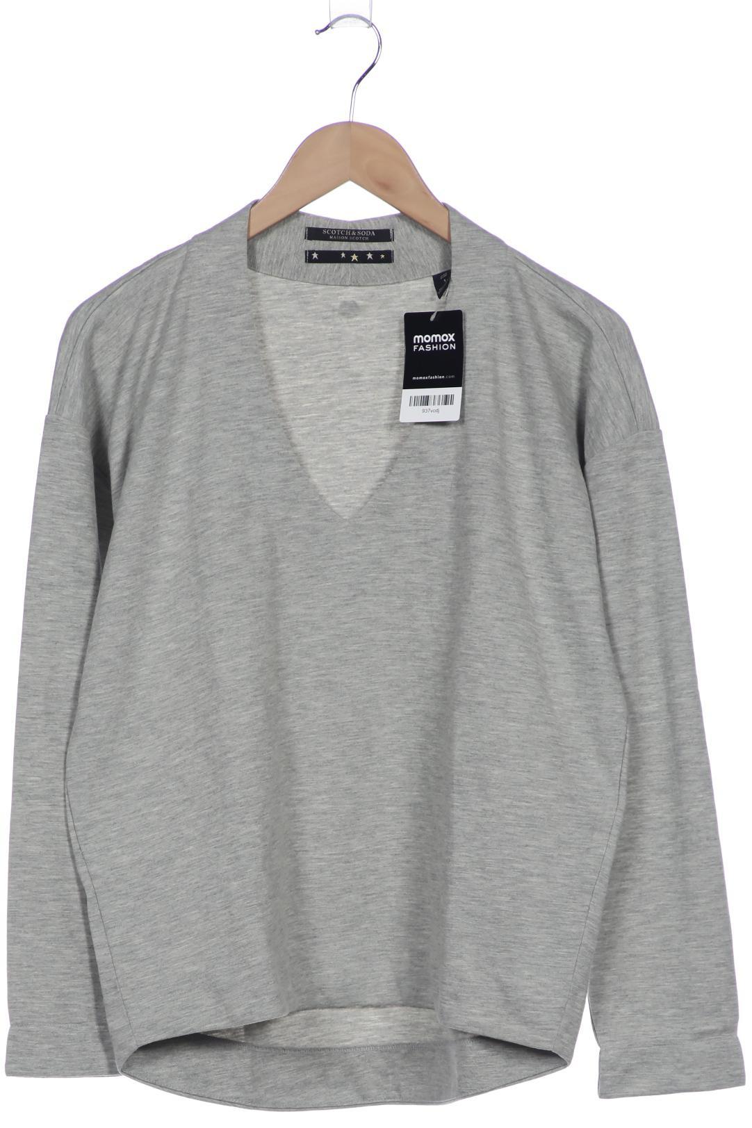 

Maison Scotch Damen Sweatshirt, grau, Gr. 36