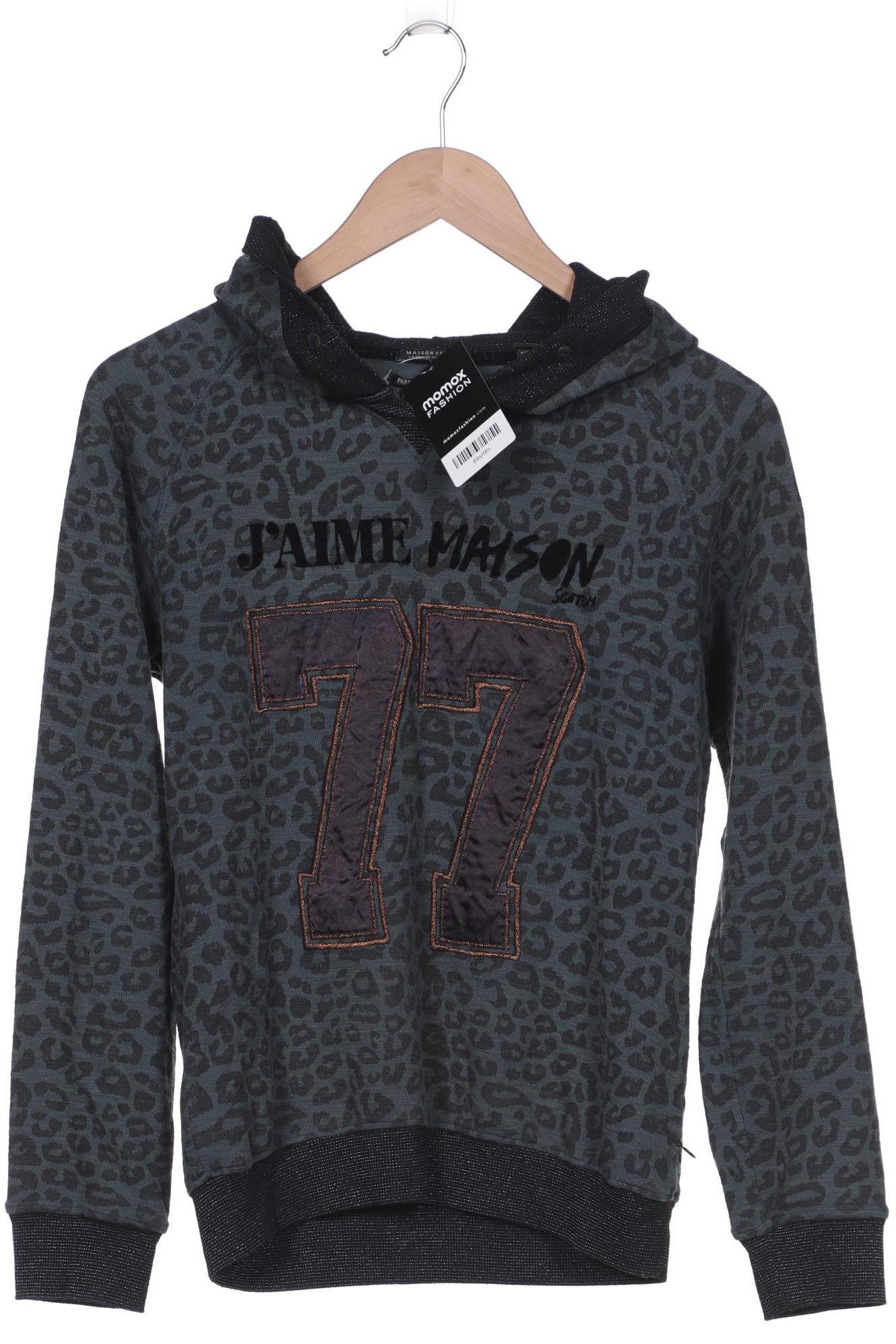 

Maison Scotch Damen Kapuzenpullover, türkis, Gr. 36