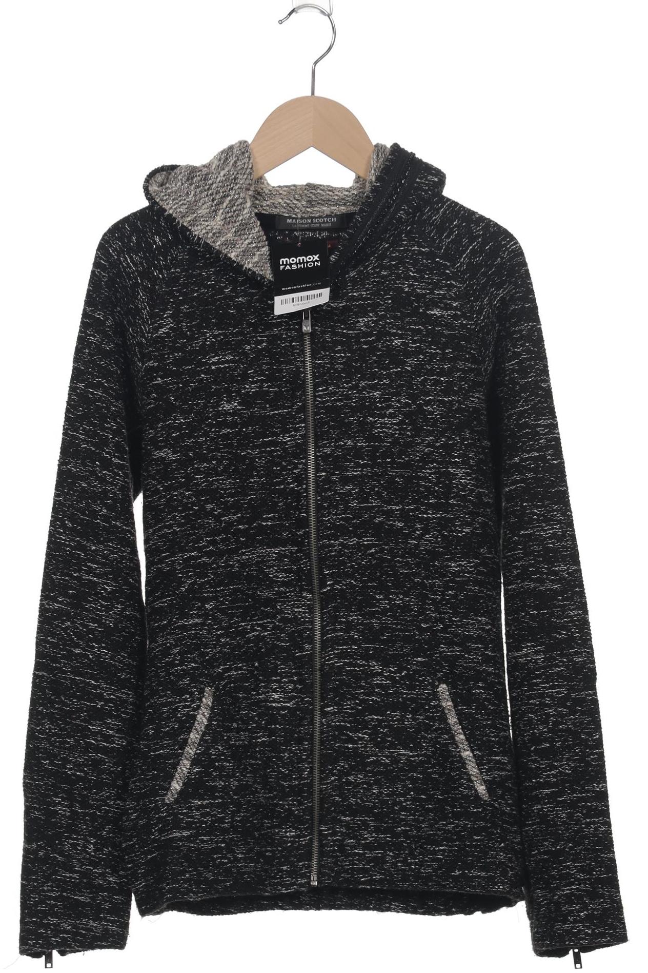 

Maison Scotch Damen Kapuzenpullover, schwarz, Gr. 38