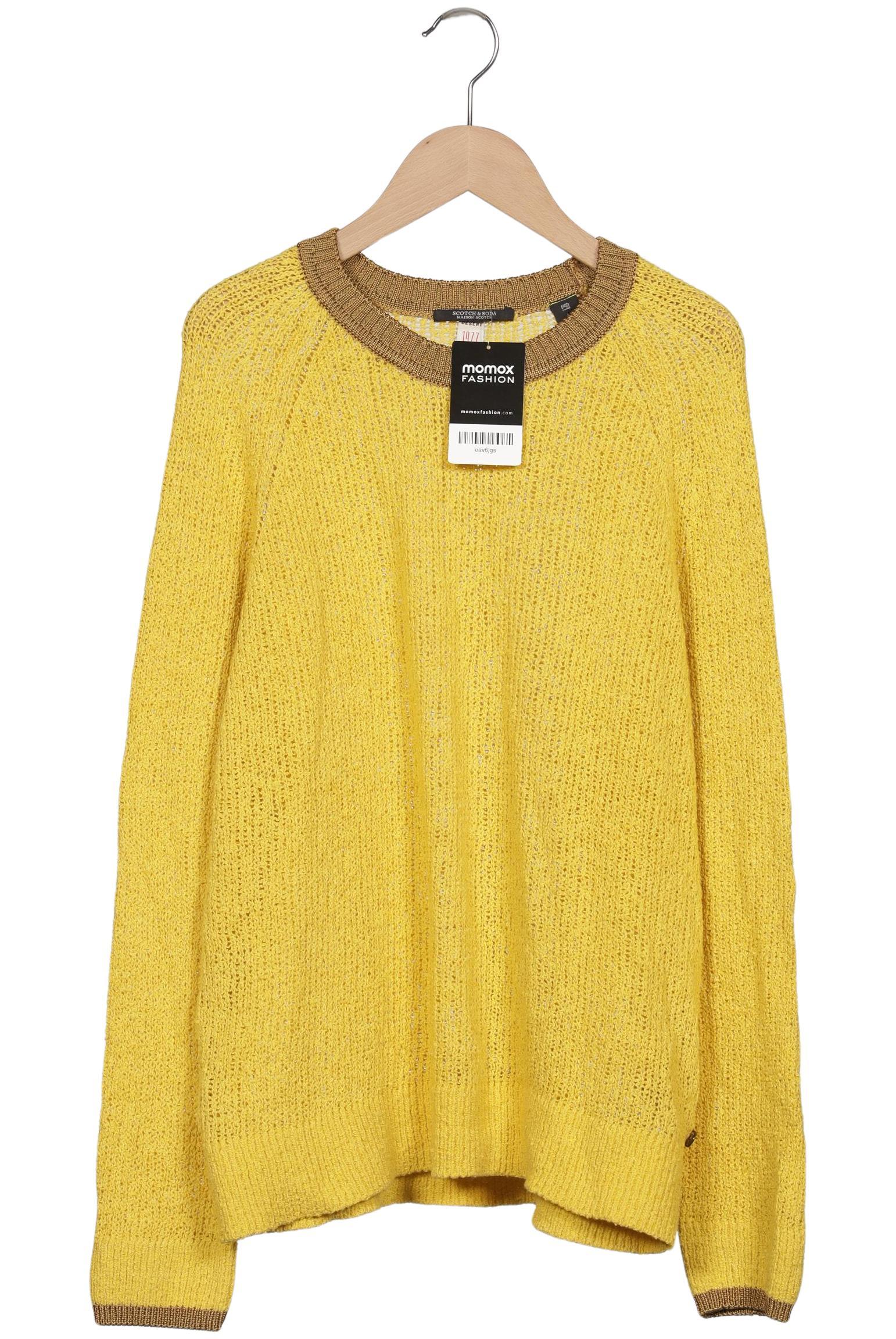 

Maison Scotch Damen Pullover, gelb, Gr. 42