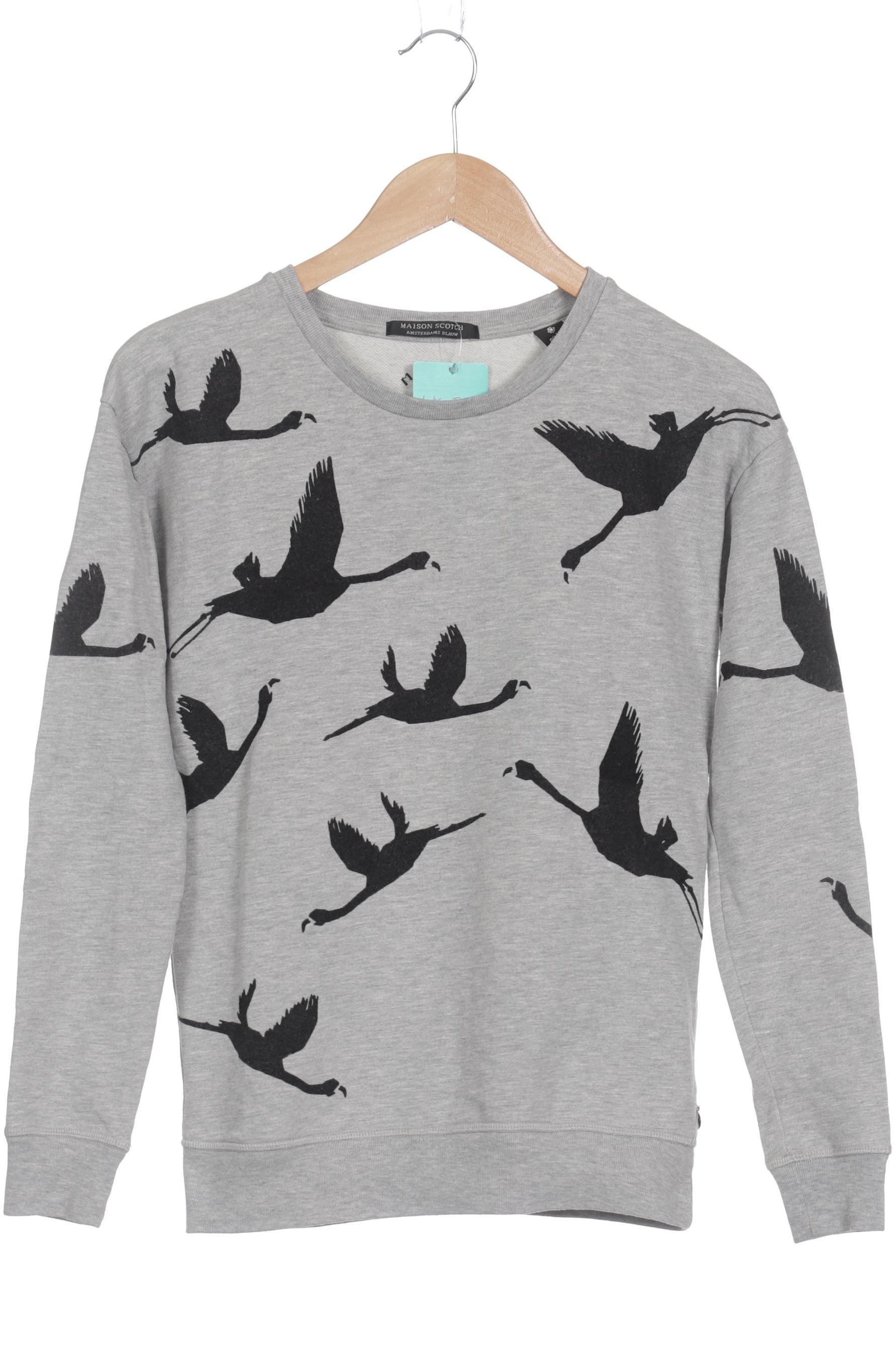 

Maison Scotch Damen Sweatshirt, grau, Gr. 34