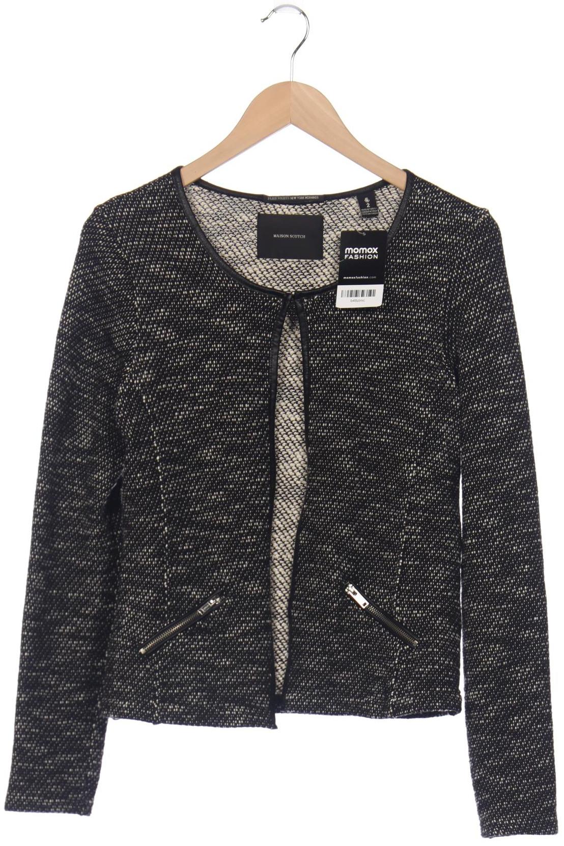 

Maison Scotch Damen Strickjacke, schwarz