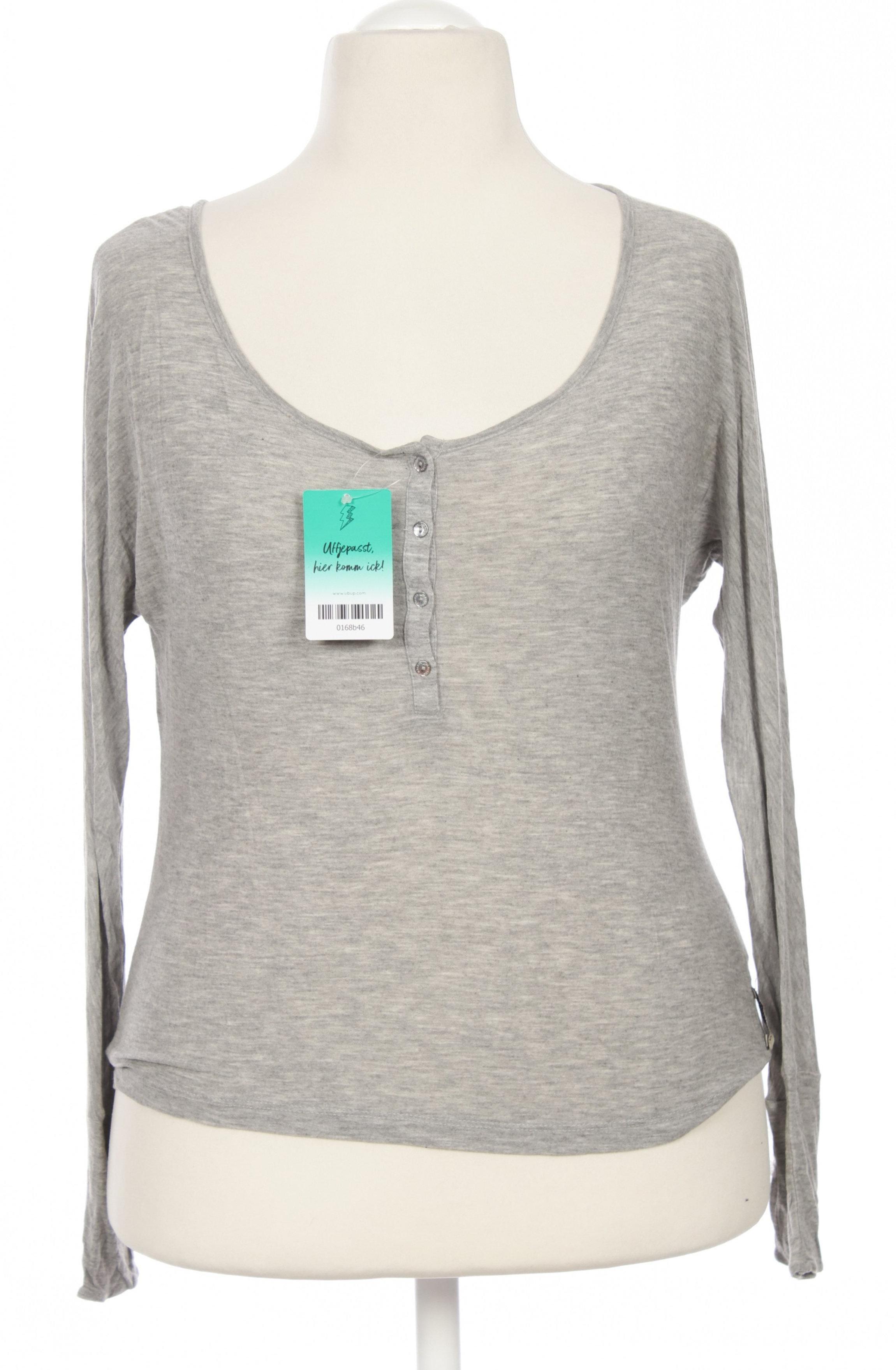 

Maison Scotch Damen Langarmshirt, grau, Gr. 40