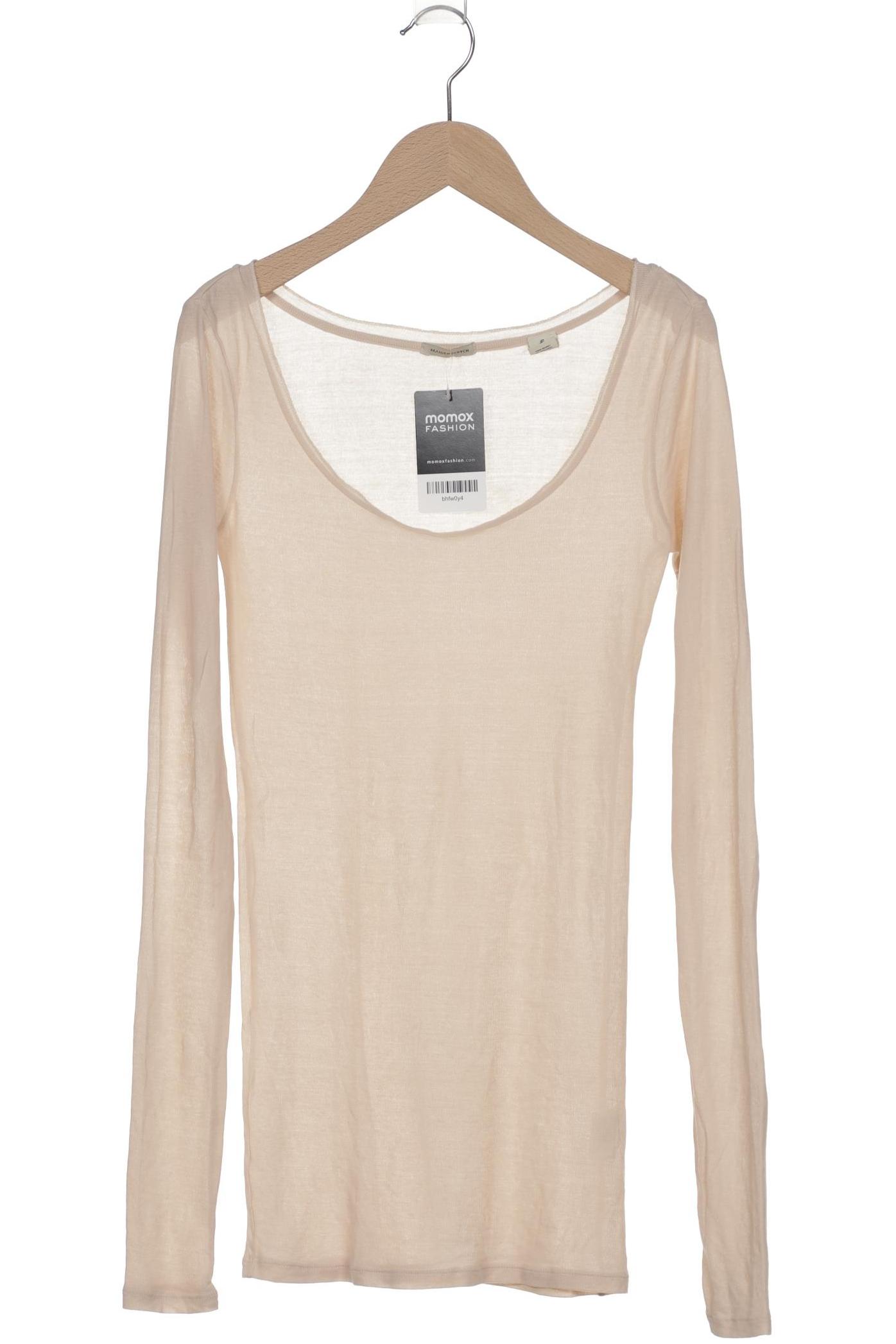 

Maison Scotch Damen Langarmshirt, beige, Gr. 32