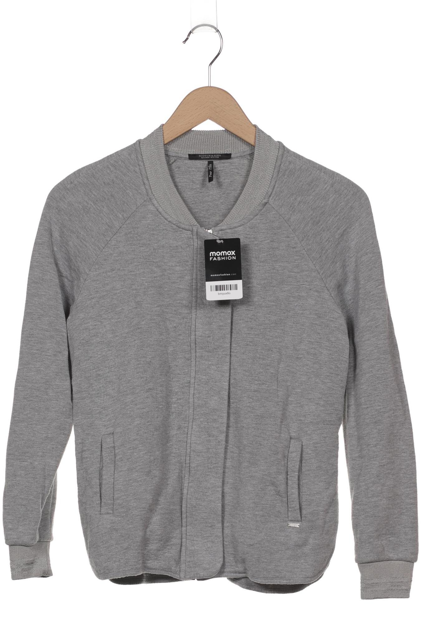 

Maison Scotch Damen Sweatshirt, grau, Gr. 36