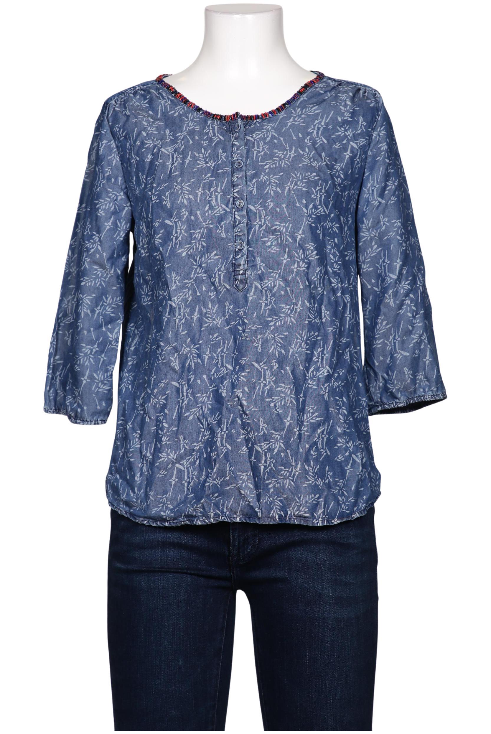 

Maison Scotch Damen Bluse, blau, Gr. 36