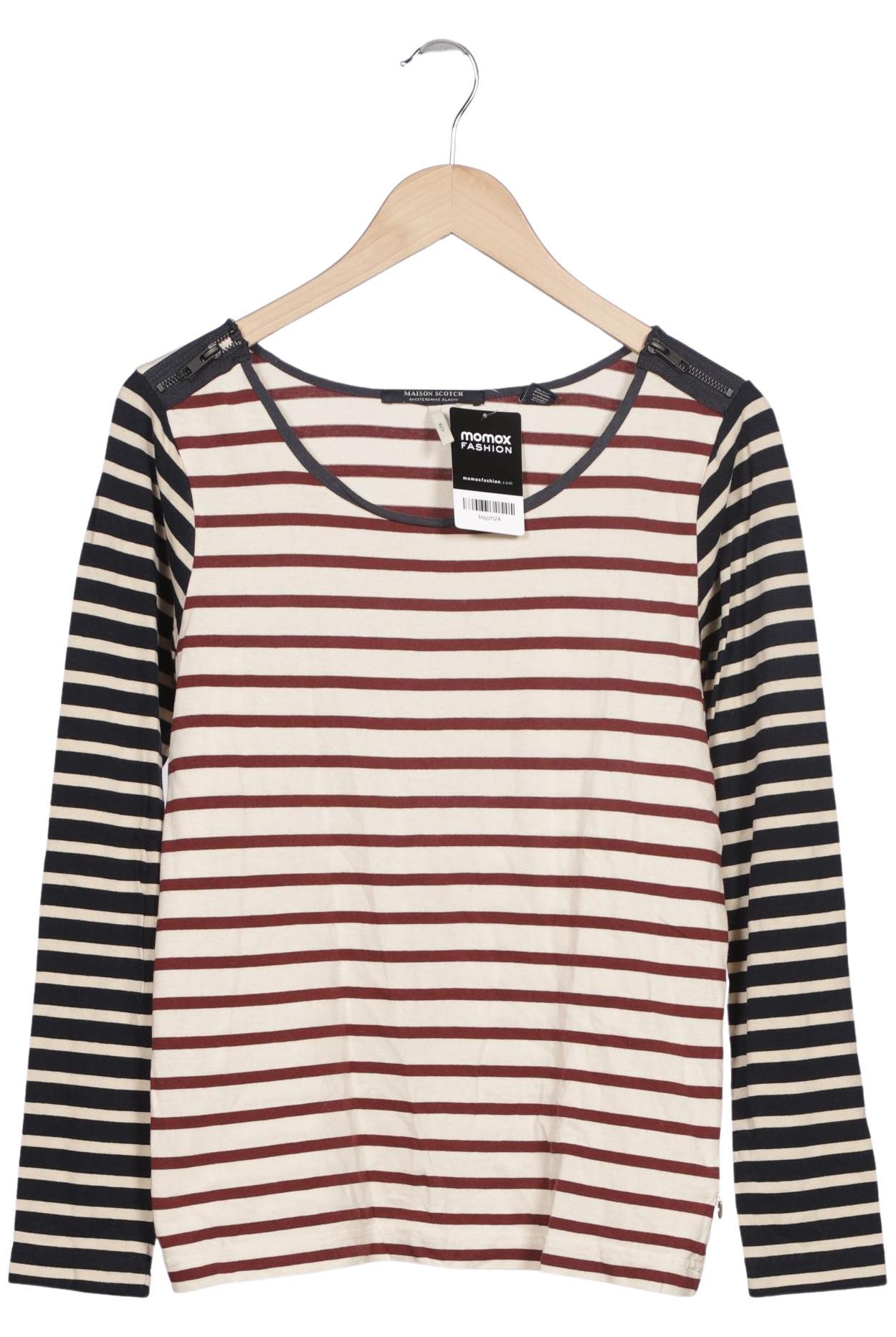 

Maison Scotch Damen Langarmshirt, beige, Gr. 36