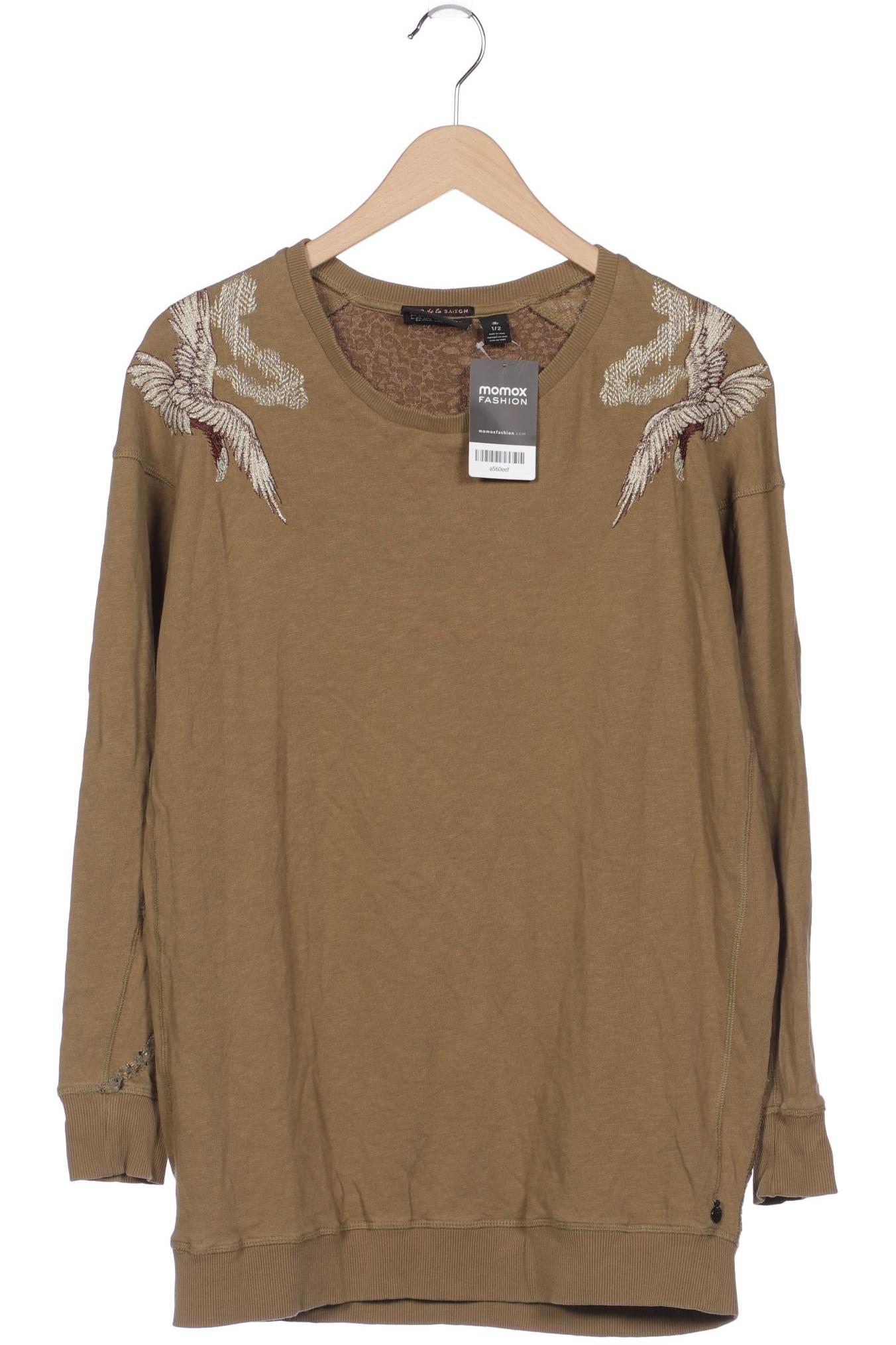 

Maison Scotch Damen Sweatshirt, grün, Gr. 36