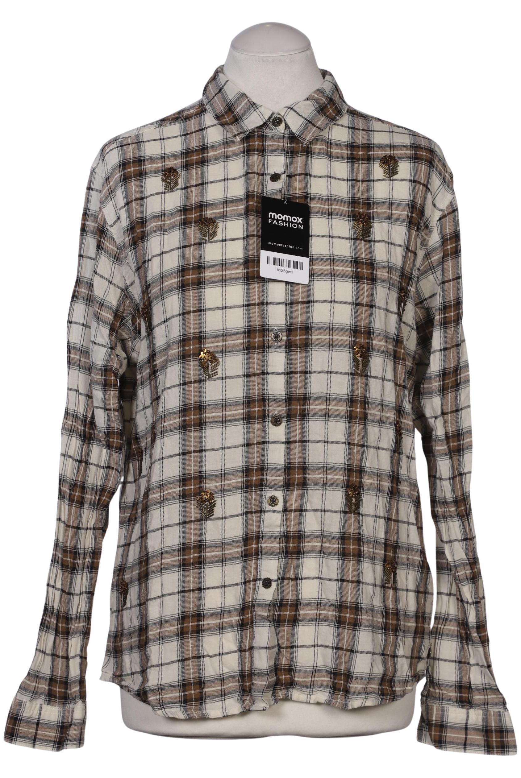 

Maison Scotch Damen Bluse, beige, Gr. 38