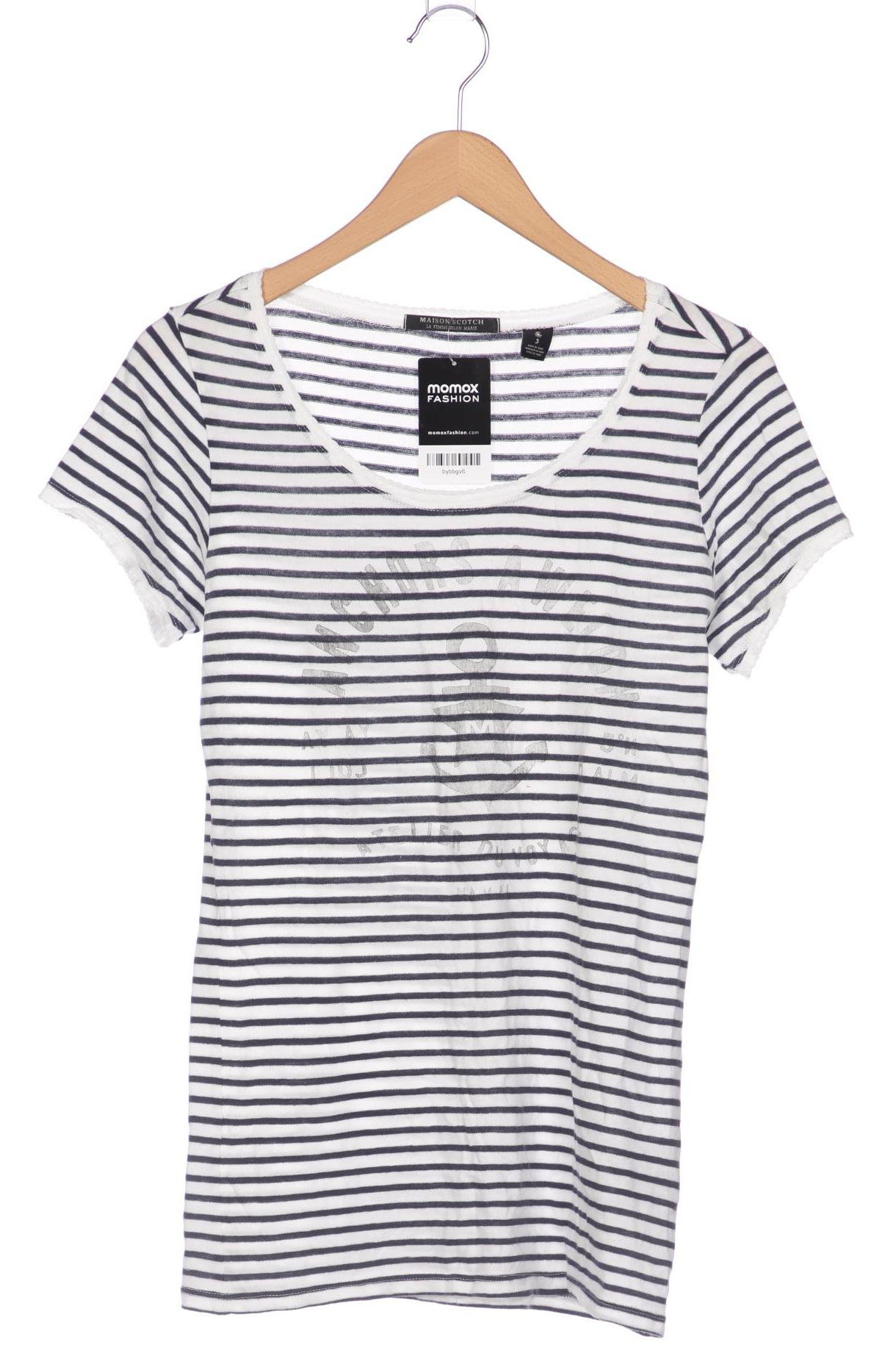 

Maison Scotch Damen T-Shirt, cremeweiß, Gr. 40