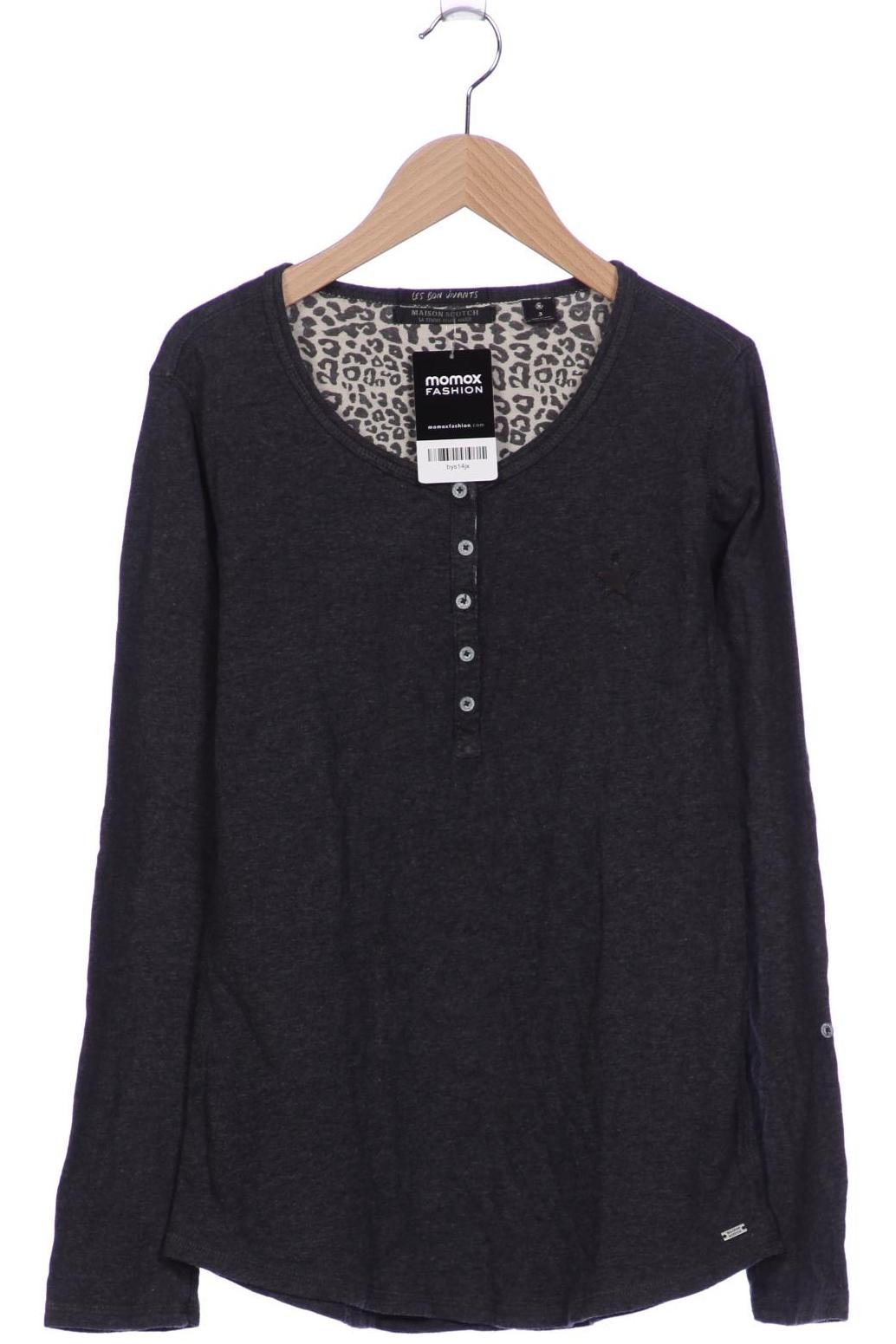 

Maison Scotch Damen Langarmshirt, grau, Gr. 40