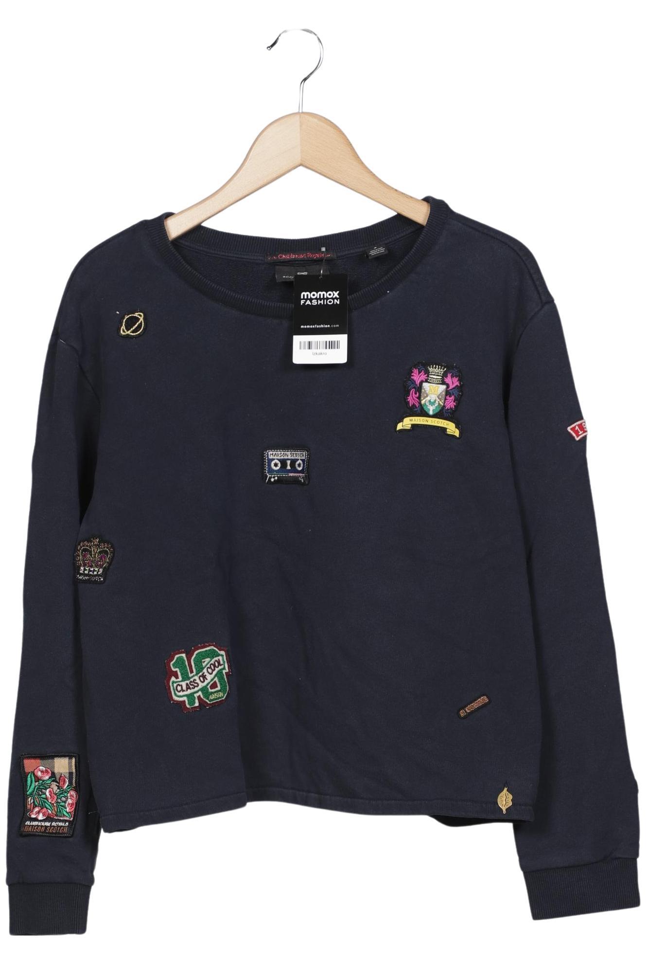 

Maison Scotch Damen Sweatshirt, marineblau, Gr. 40